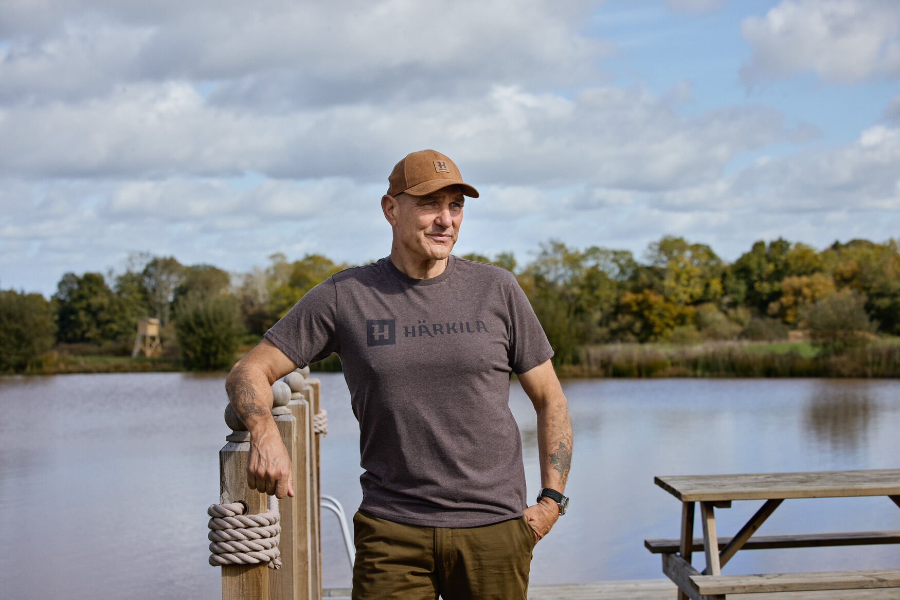 Härkila Identity T-Shirt (Brown melange)