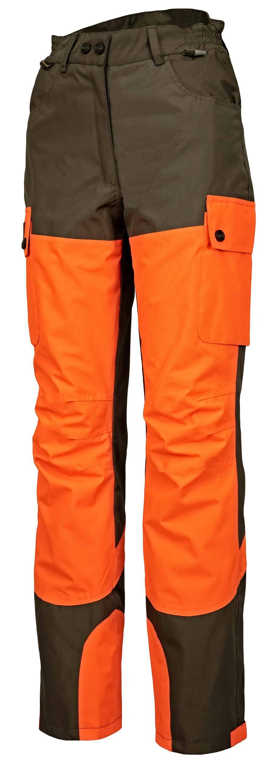Hubertus Damen-Hundeführerhose Dog Keeper (oliv/orange) Hubertus Damen-Hundeführerhose Dog Keeper (oliv/orange)