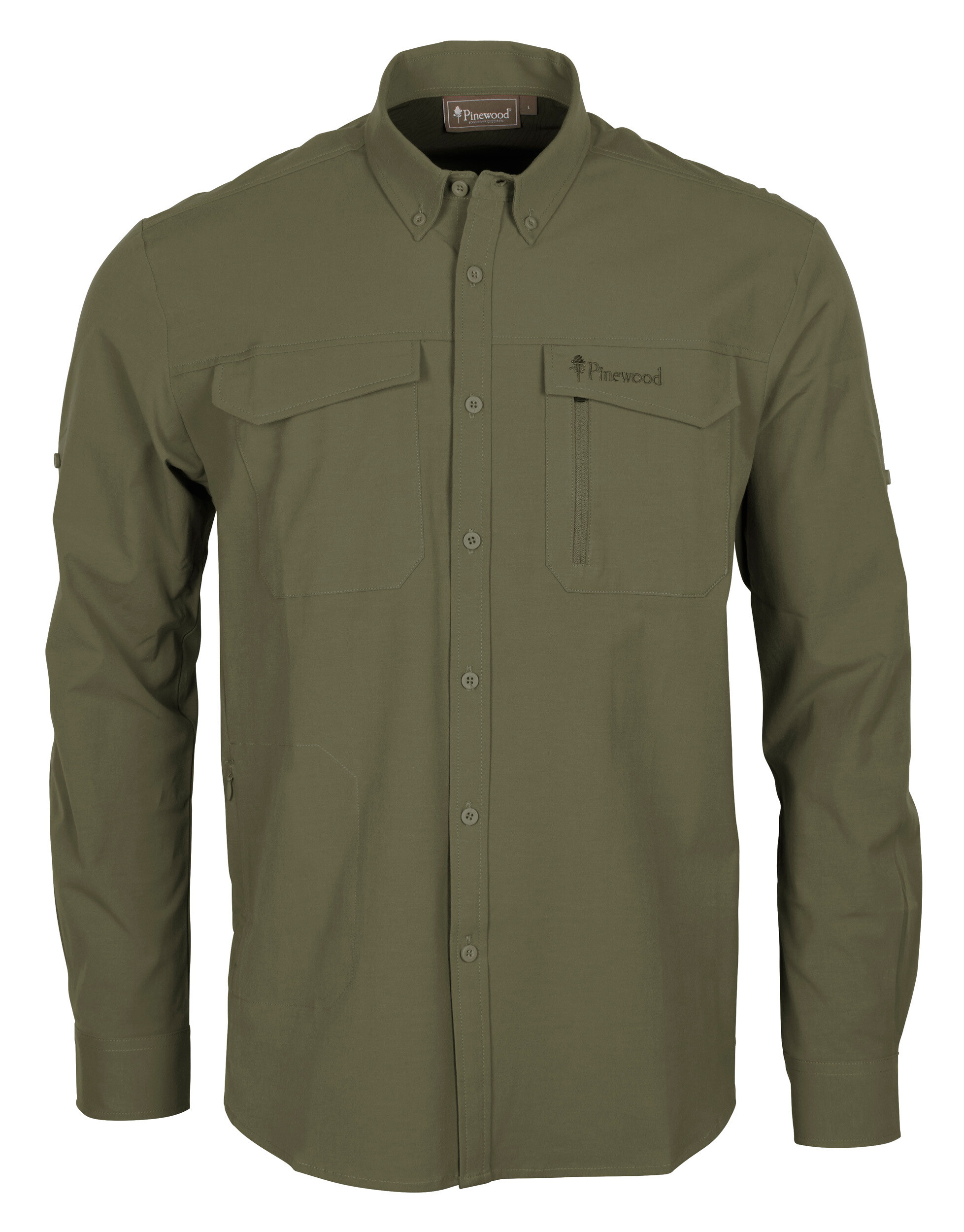 Pinewood Everyday Travel Langarmshirt (grün)