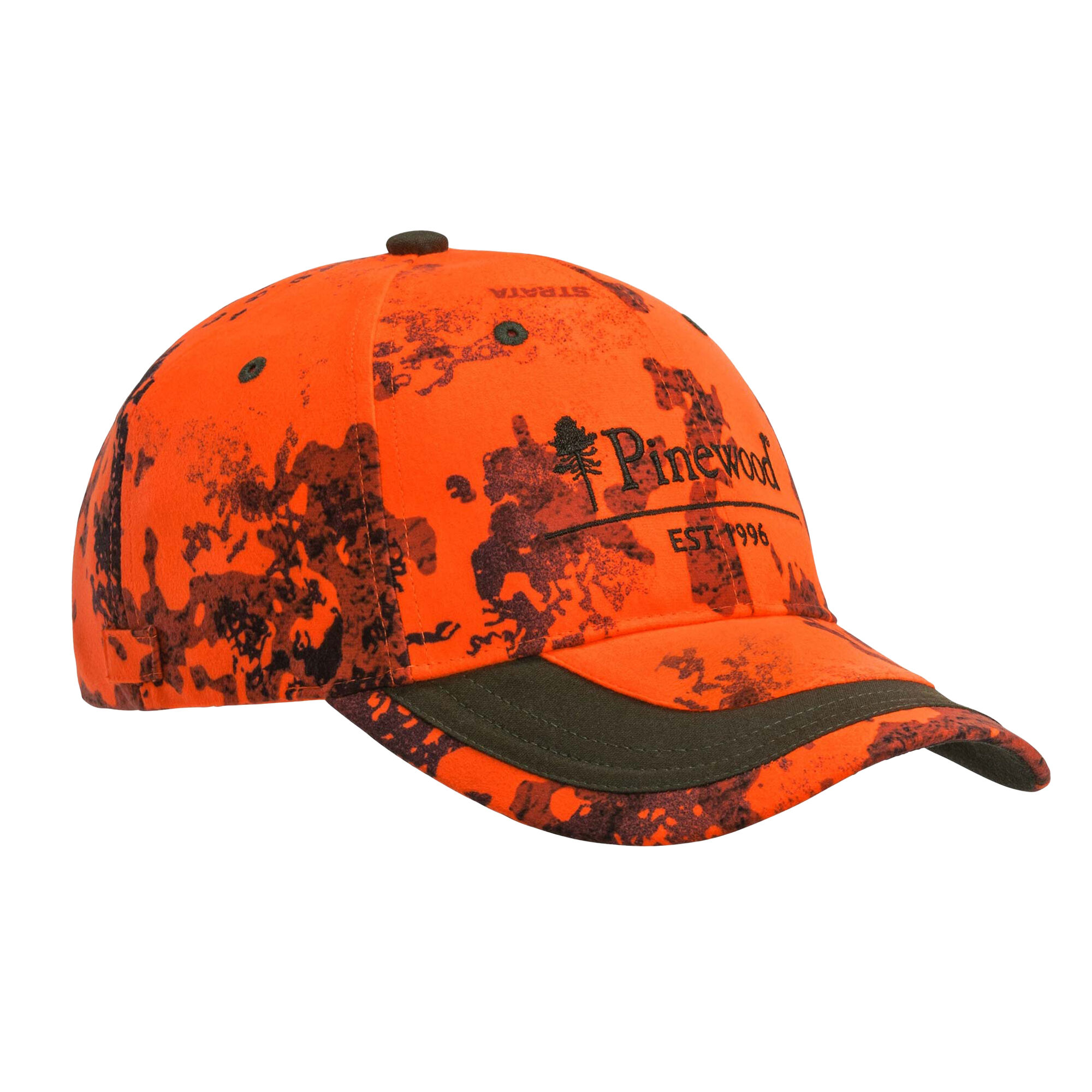 Pinewood Camou Kids Cap (strata blaze/moss green)