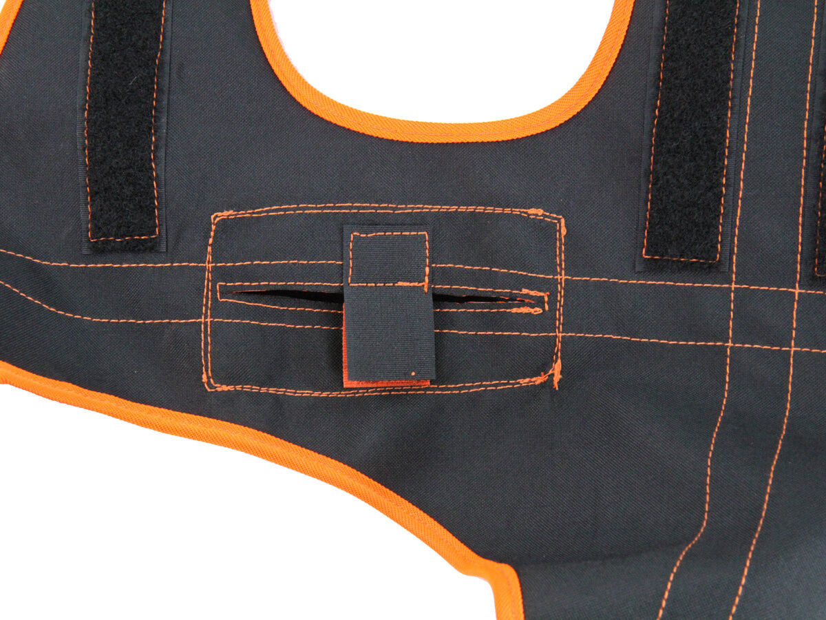 Hundesignalweste Holstein mit kleiner Außentasche
