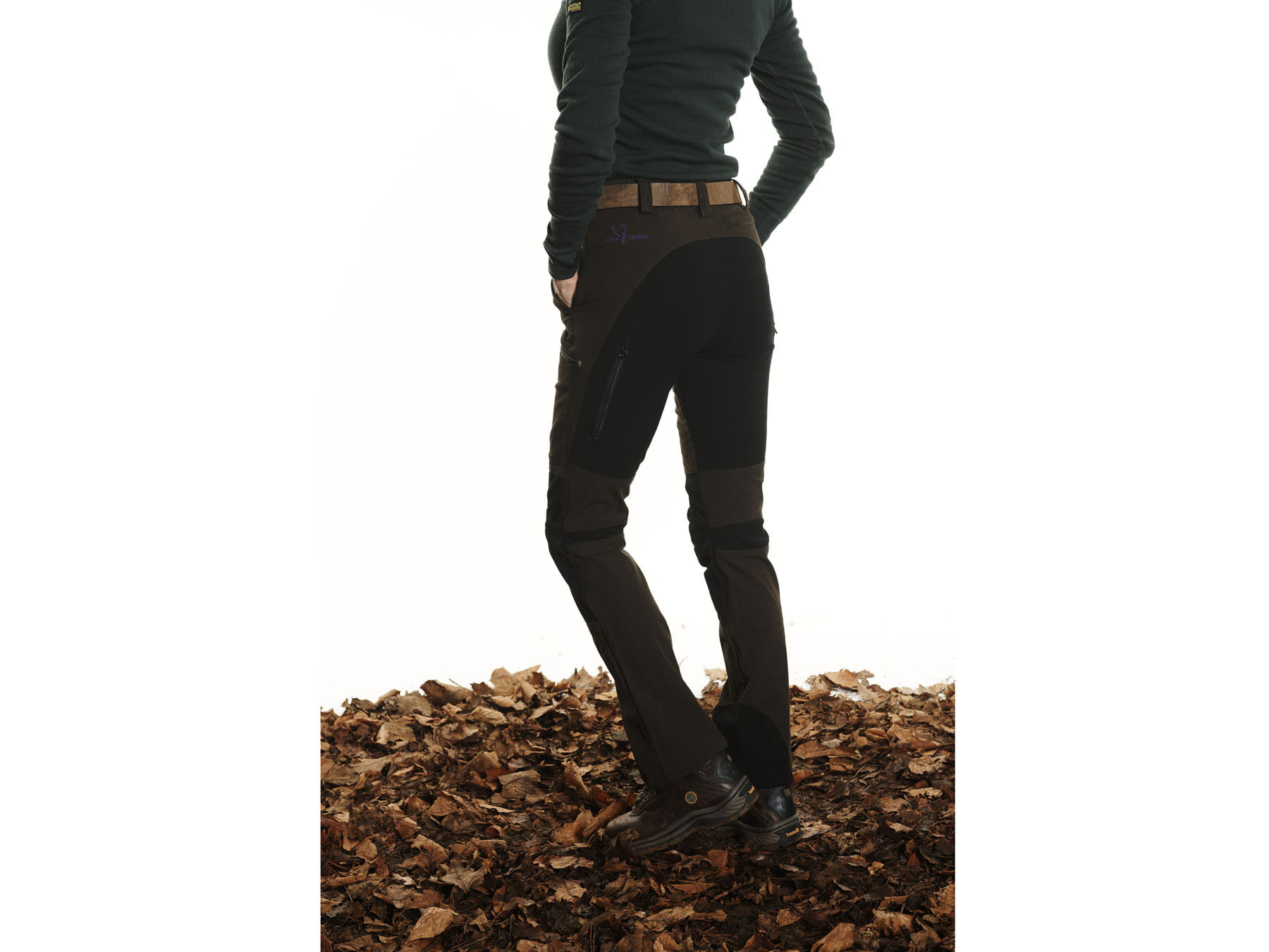 Hubertus Damen Jagdhose Stretch Emma (oliv/schwarz)