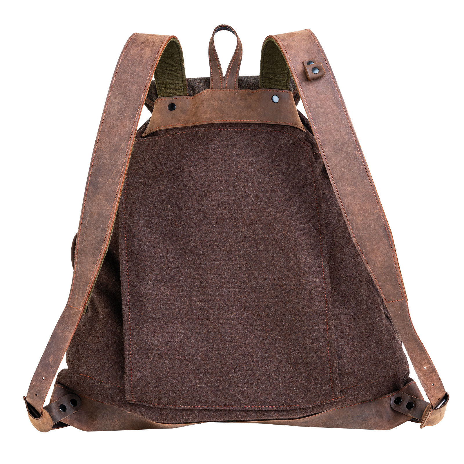 AKAH Loden Rucksack (braun/grün)