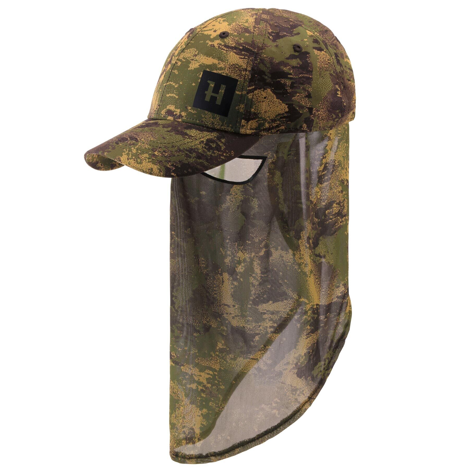 Härkila Deer Stalker Camo-Kappe mit Tarnnetz (AXIS MSP Forest green)