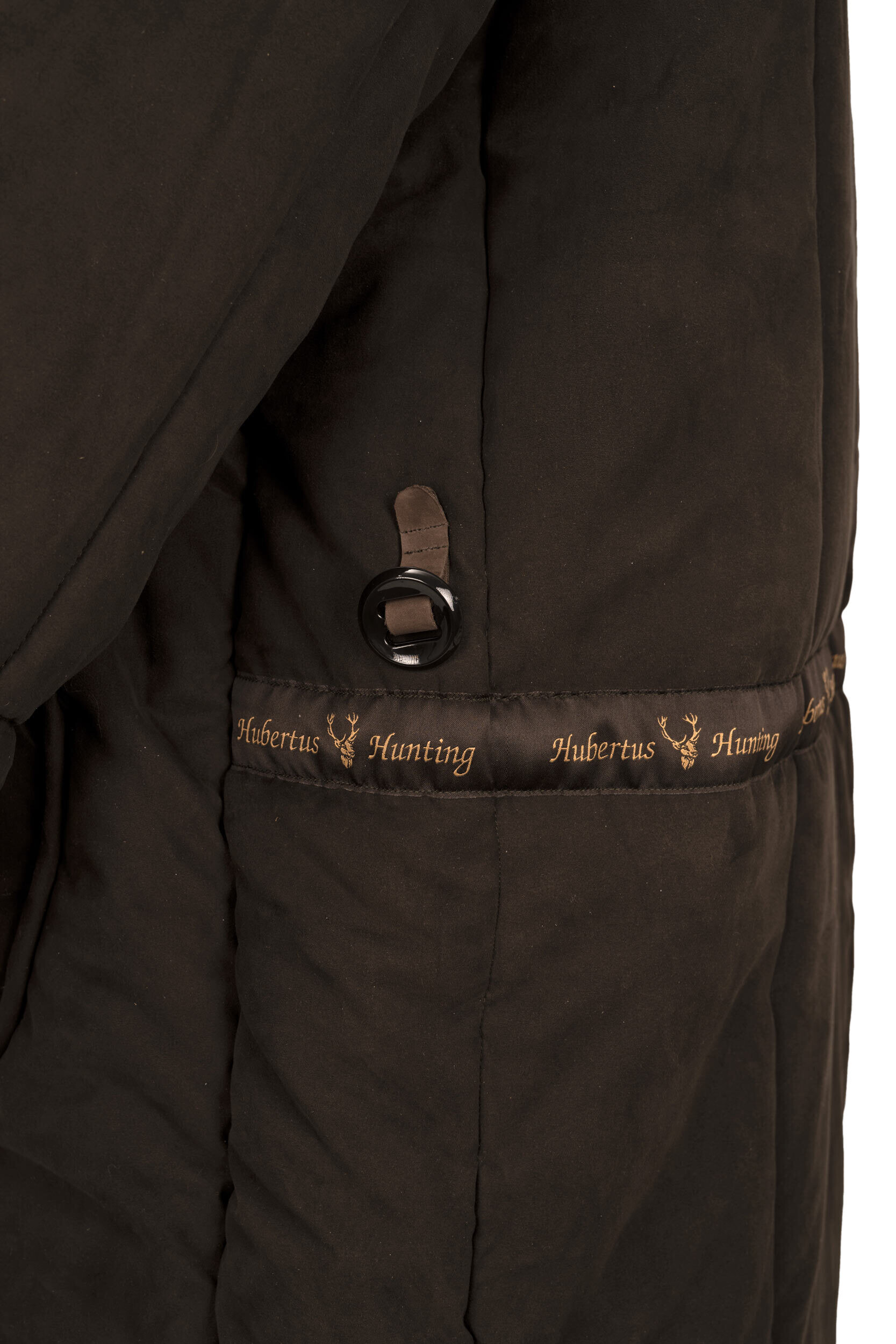 Hubertus Microvelours-Ansitzmantel Nordkap mit Fußteil (oliv/braun)