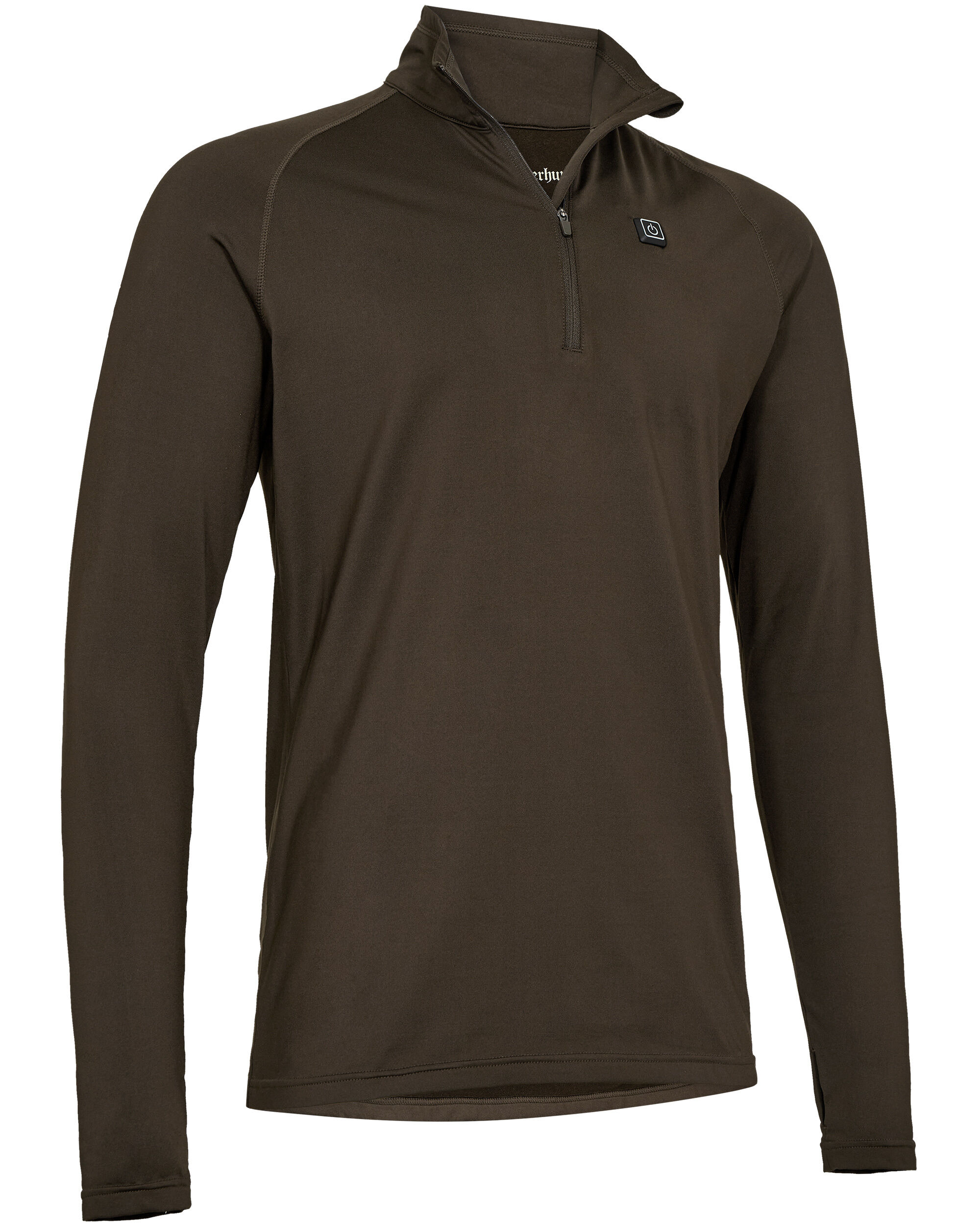 Deerhunter Heat Game Unterhemd Half Zip (Wood)