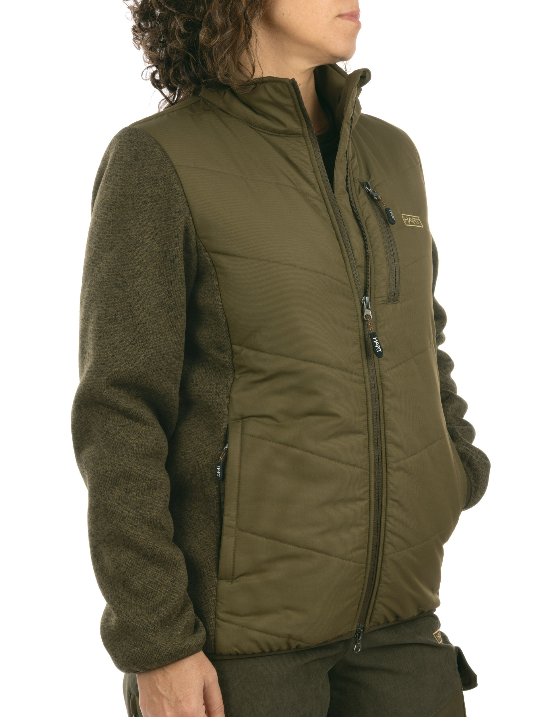 Hart Damen-Hybridjacke Corma-J (Grün)