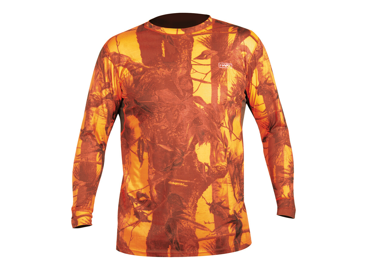 Hart Crew-L Shirt (camo blaze)