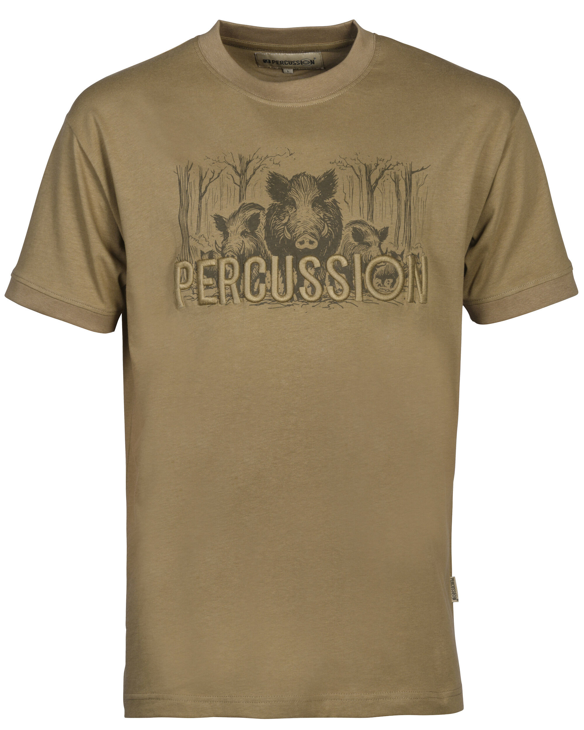 Percussion Kinder-T-Shirt Compagnie (beige-wildboar)