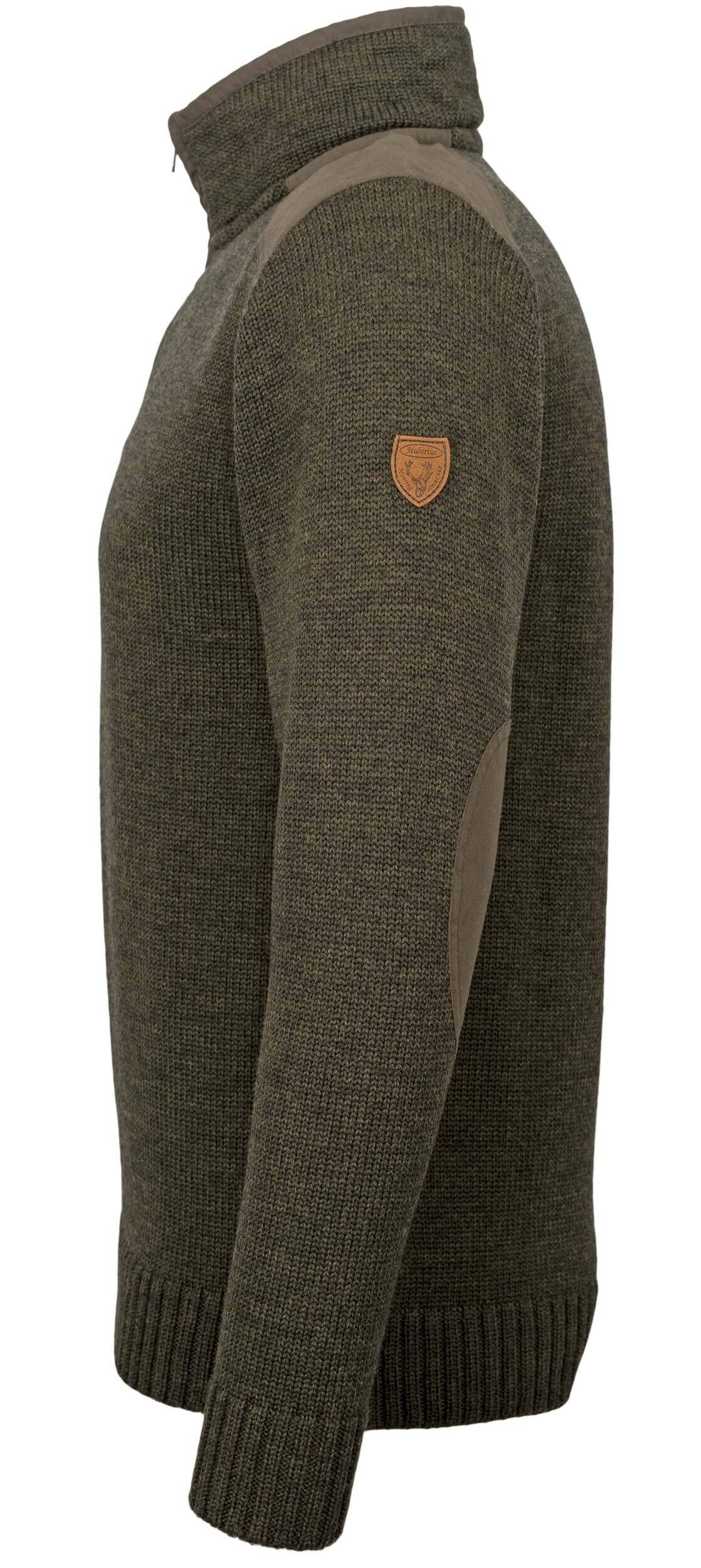 Hubertus Merino-Troyer mit Besatz (oliv/braun)