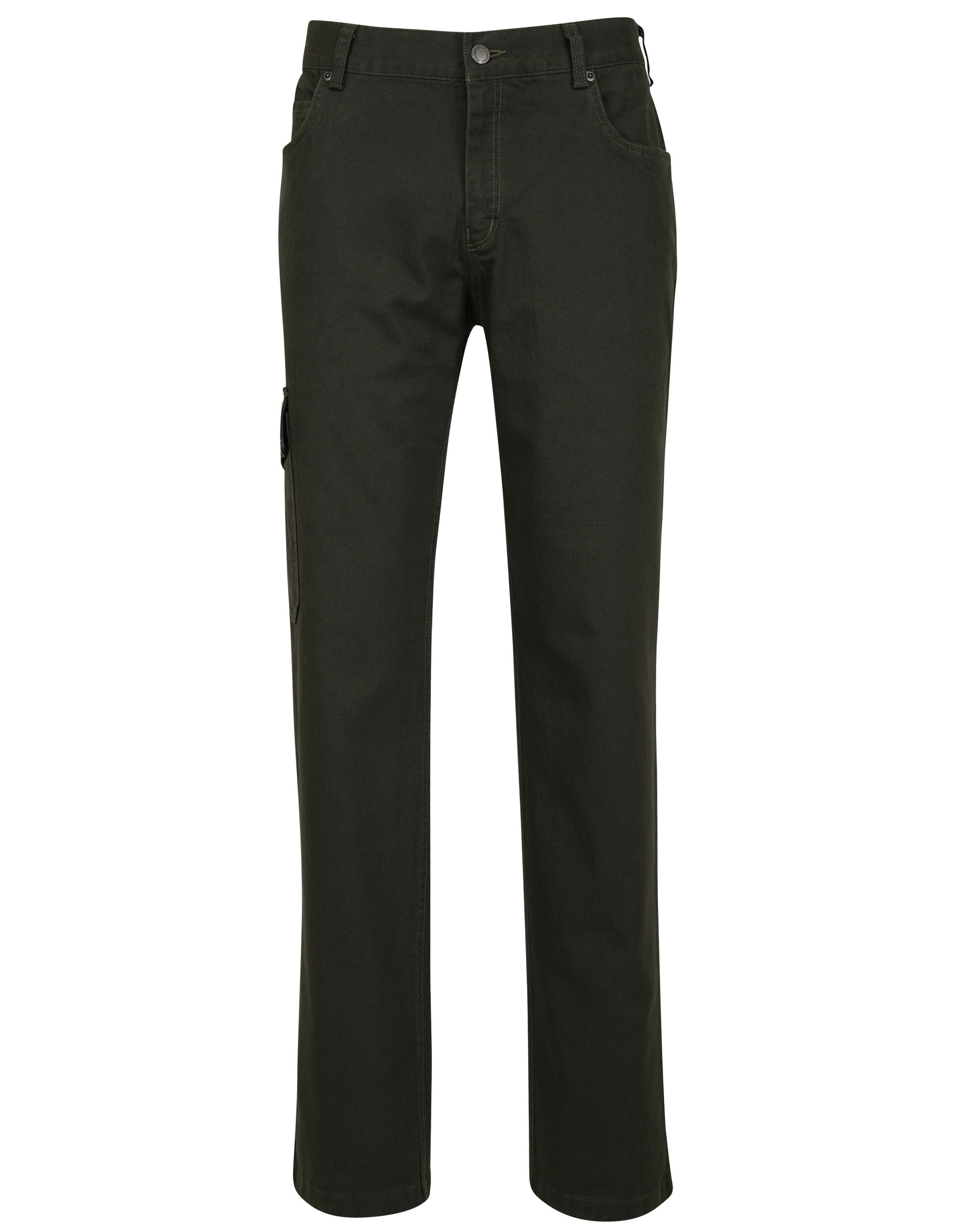 Hubertus Stretch Jagdjeans mit Beintasche (grün)