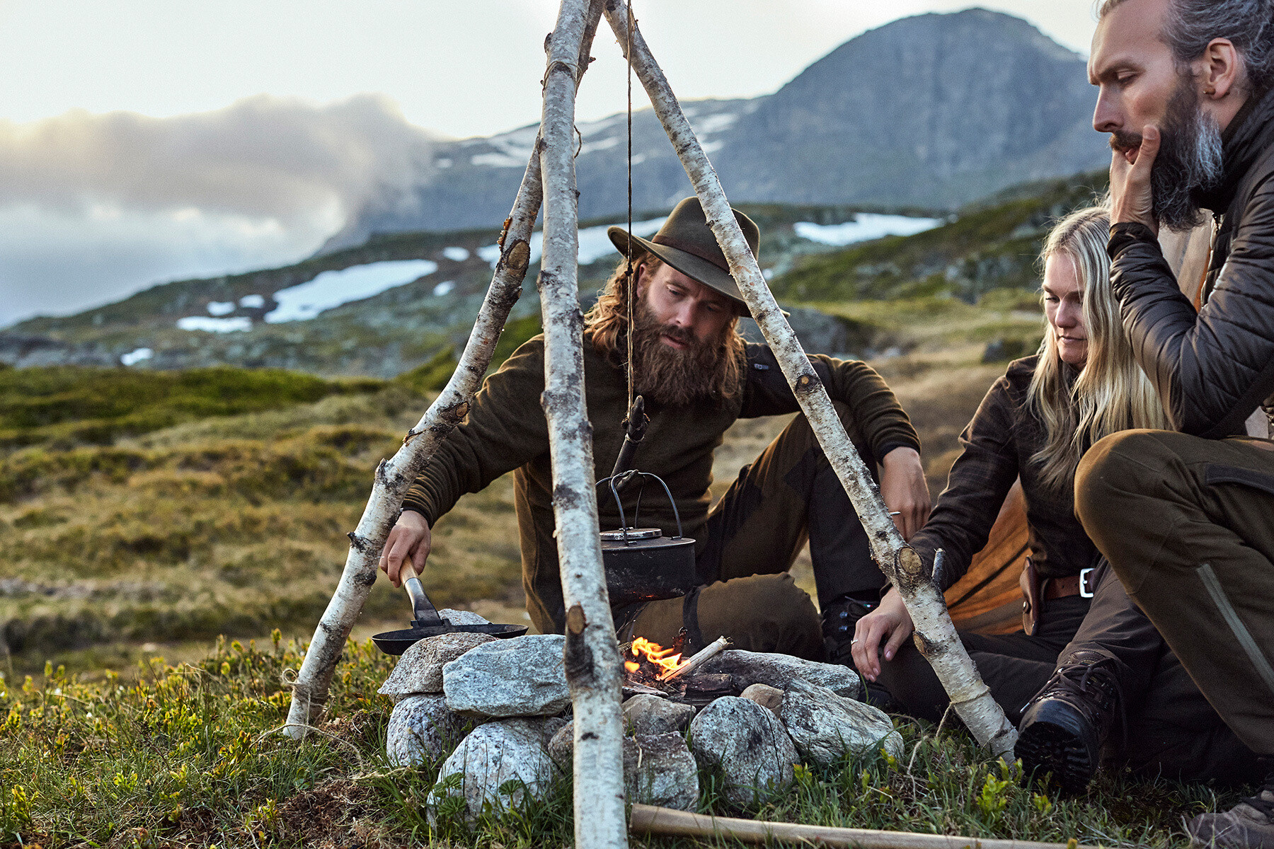 Northern Hunting Thorlak Fleecejacke (Braun)