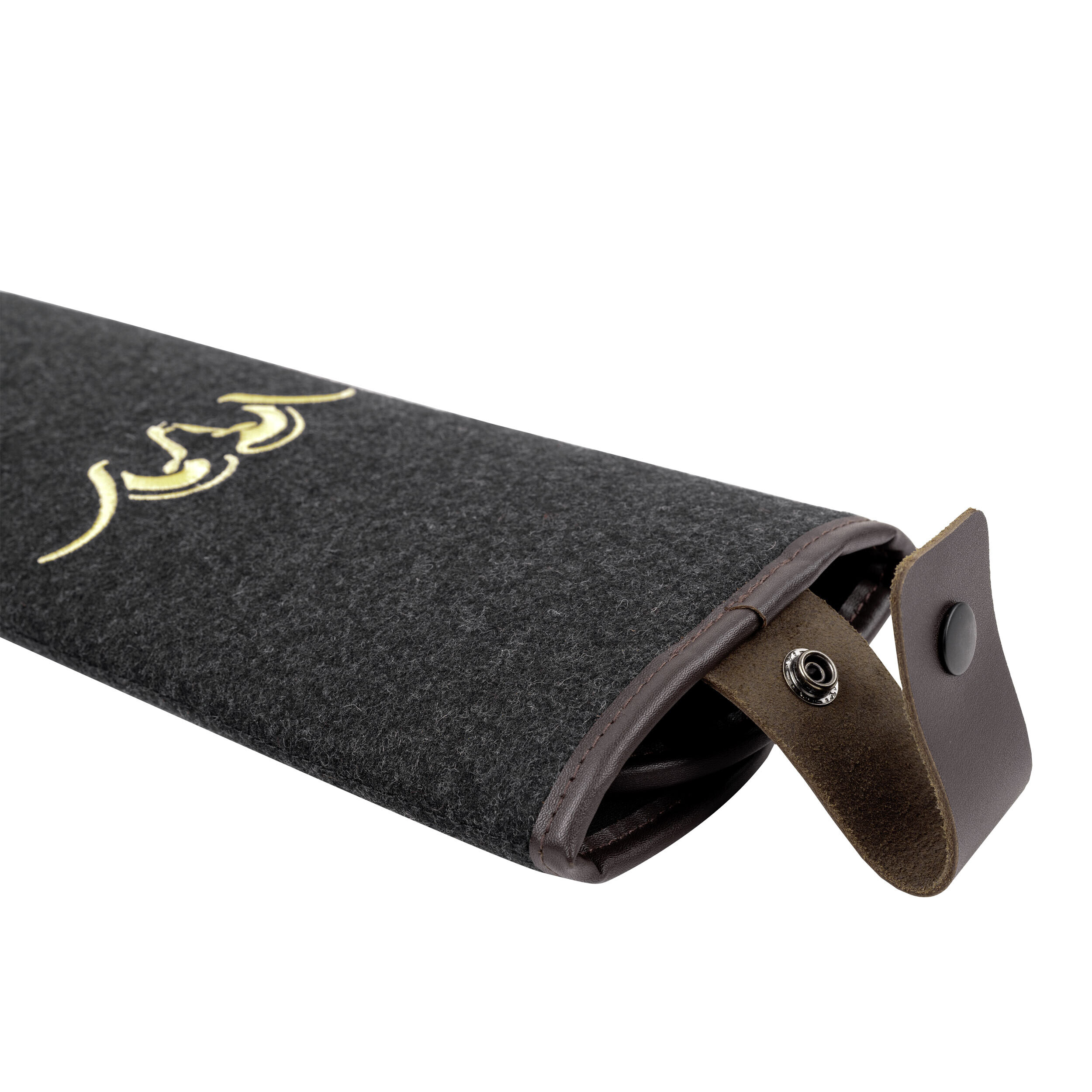 Blaser Sitzkissen Loden Leder