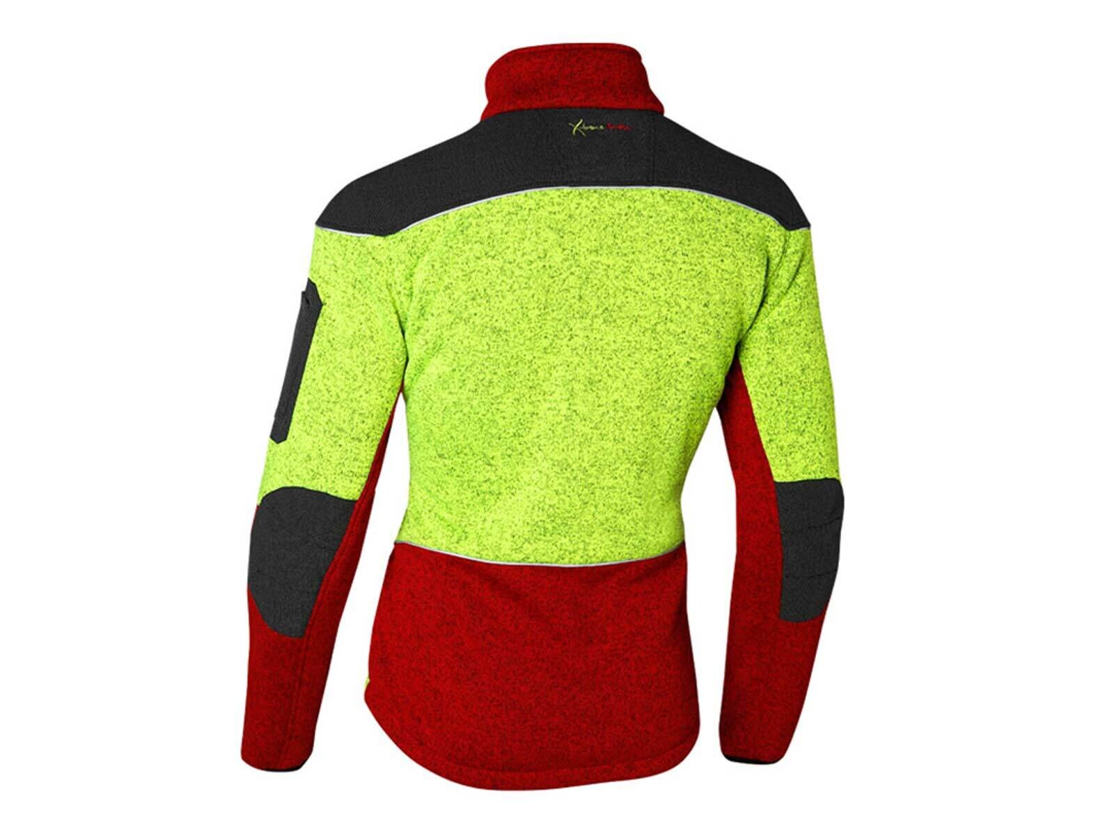 PSS X-treme Arctic Faserstrickjacke (rot/neongelb) PSS X-treme Arctic Faserstrickjacke (rot/neongelb)