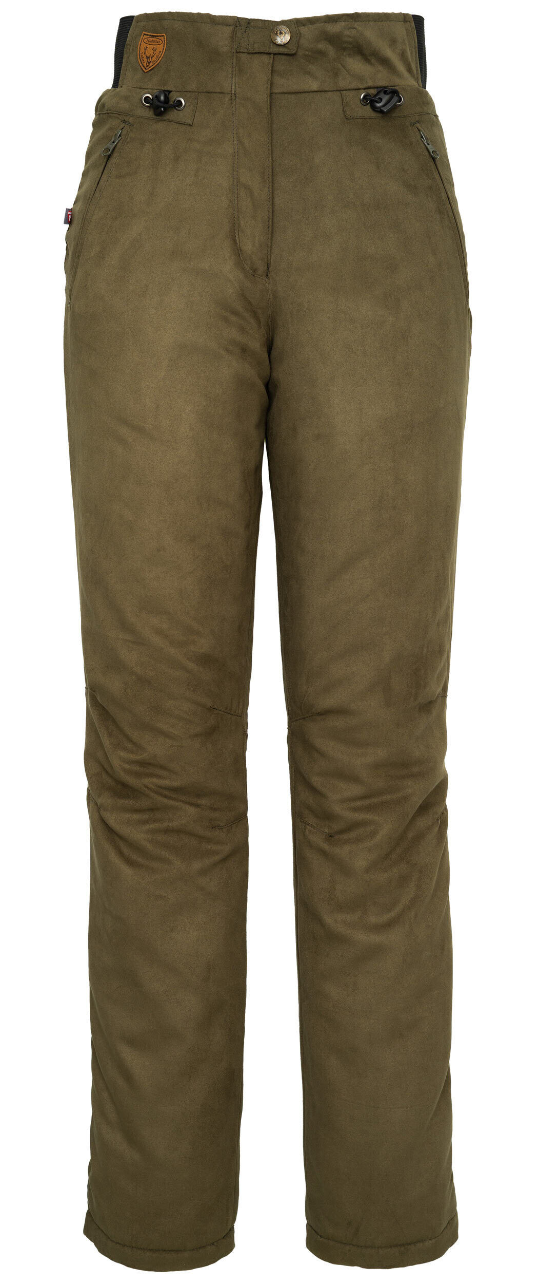 Hubertus Damenhose Micro Primaloft mit Gummibund (oliv)