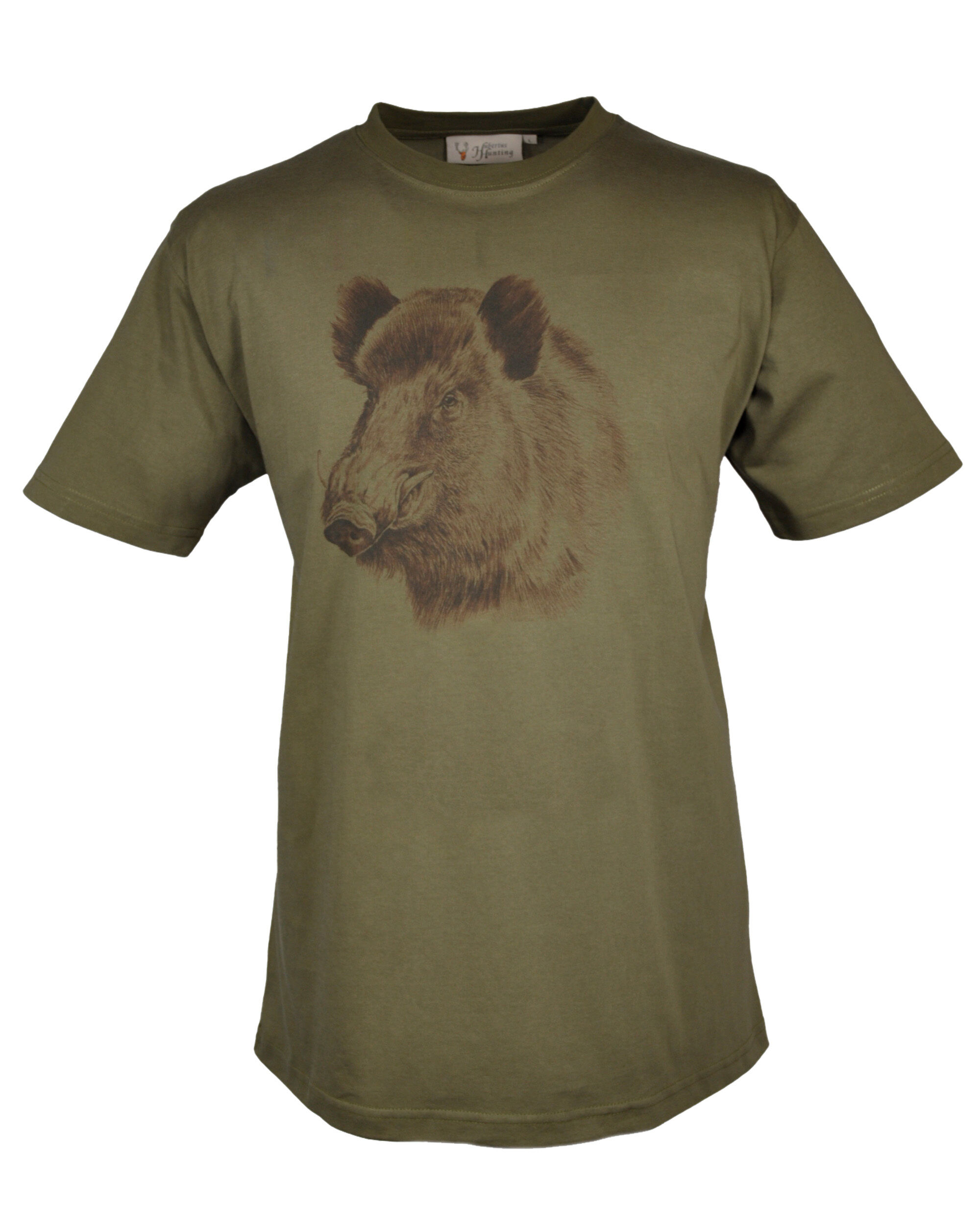 Hubertus T-Shirt Keiler (schilf)