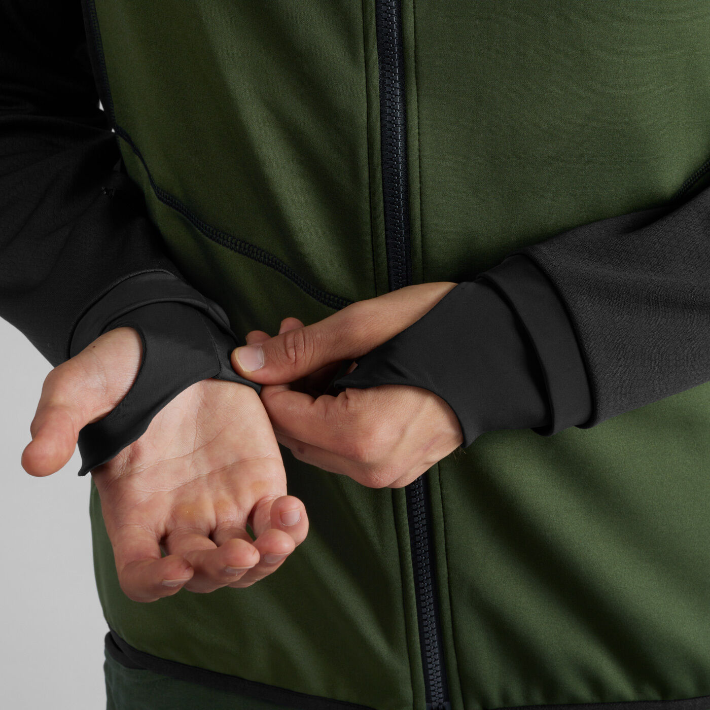 Härkila Scandinavian Fleecejacke (Duffel green/Black) Härkila Scandinavian Fleecejacke (Duffel green/Black)