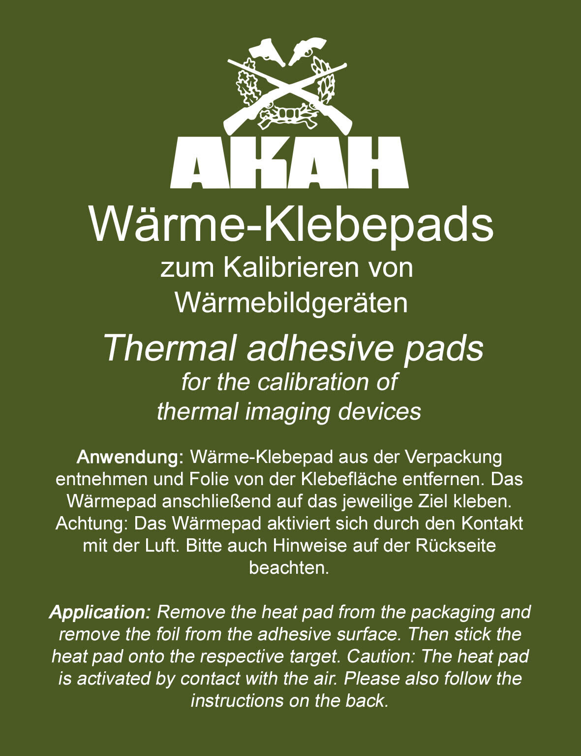 Wärme-Klebepads für Wärmebildgerätekalibrierung