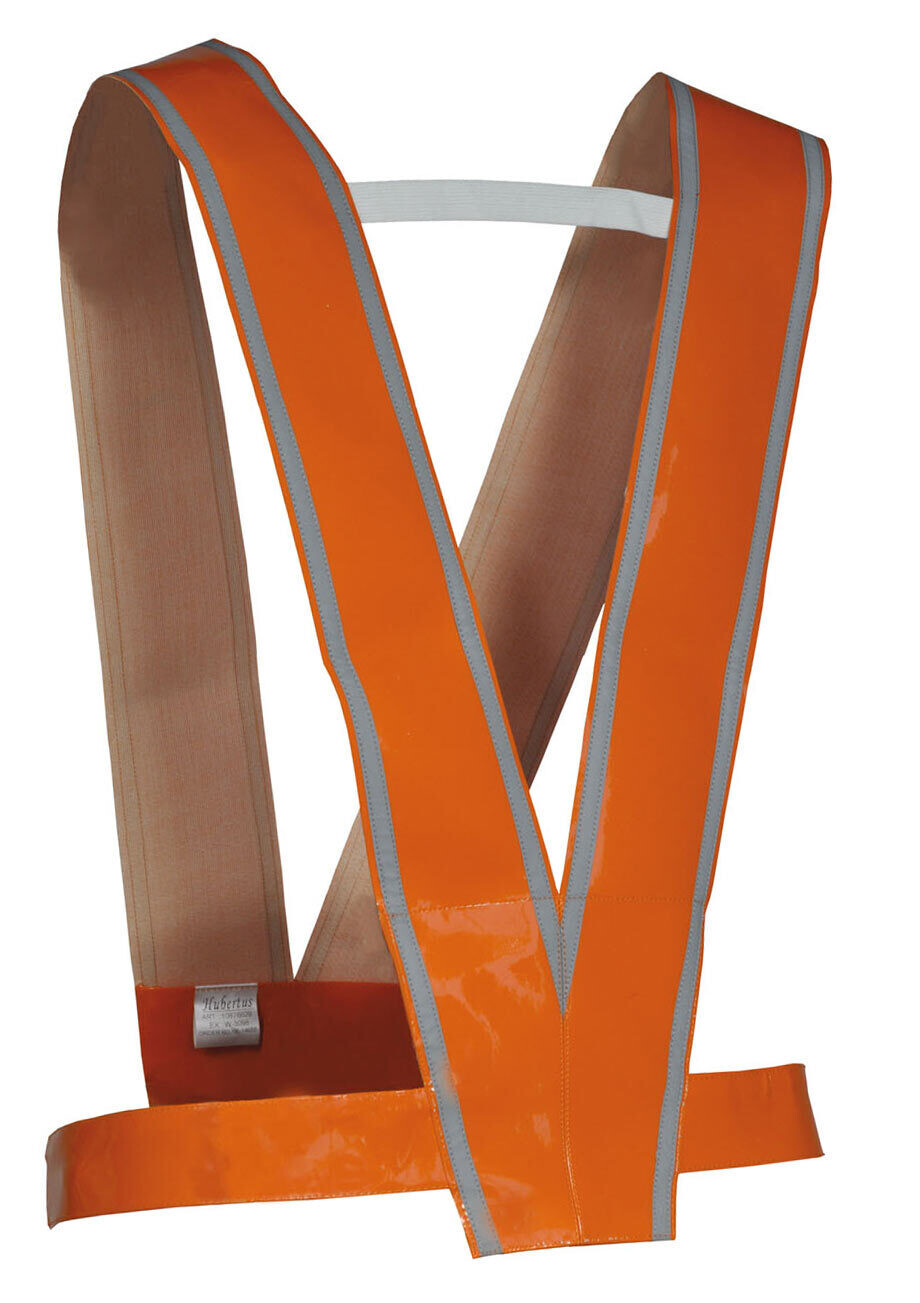 Hubertus Dreieck für Treiber Reflektorgurt (neonorange)