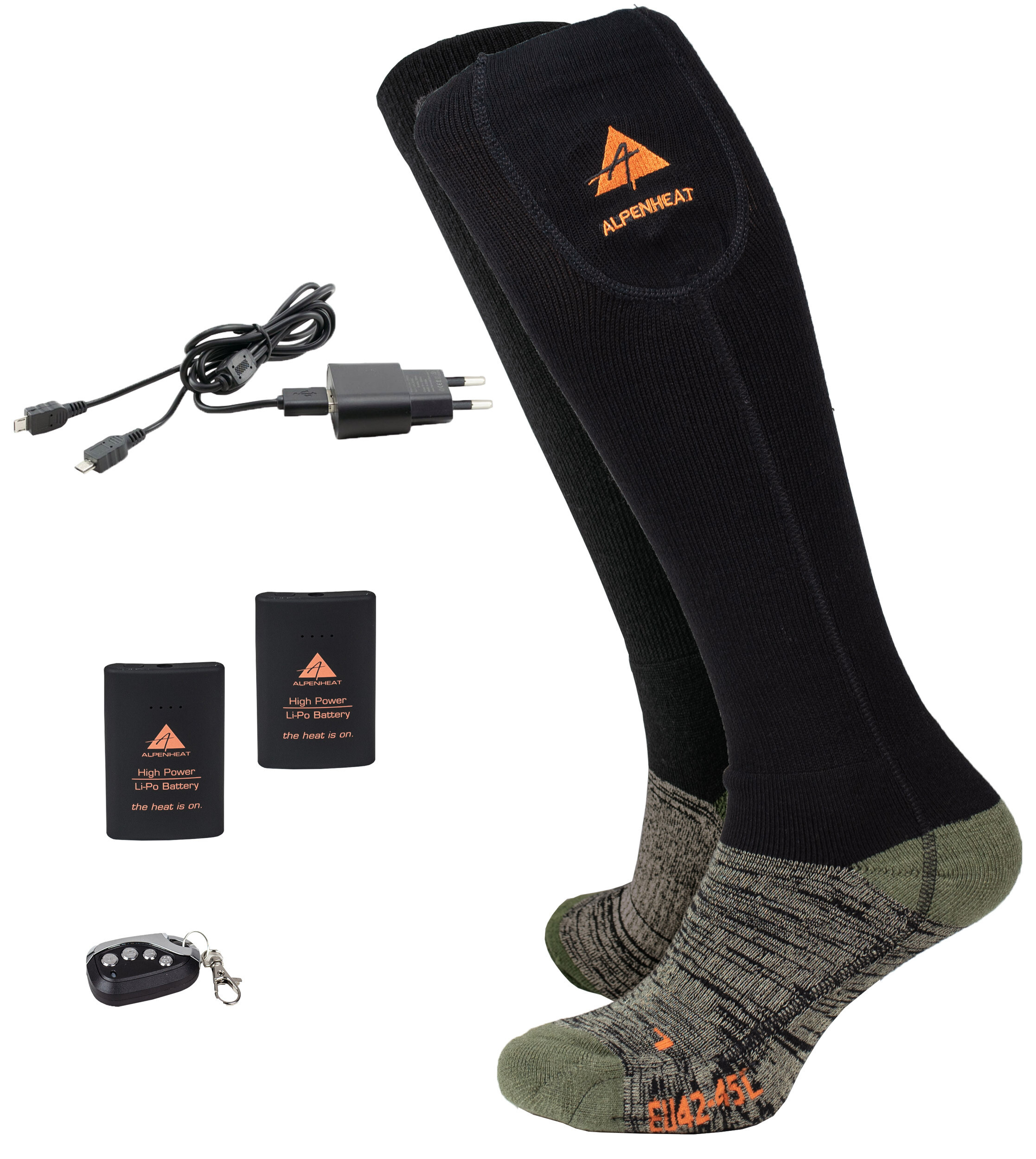 Alpenheat Beheizte Wollsocken Fire-Socks Wool (AJ27)