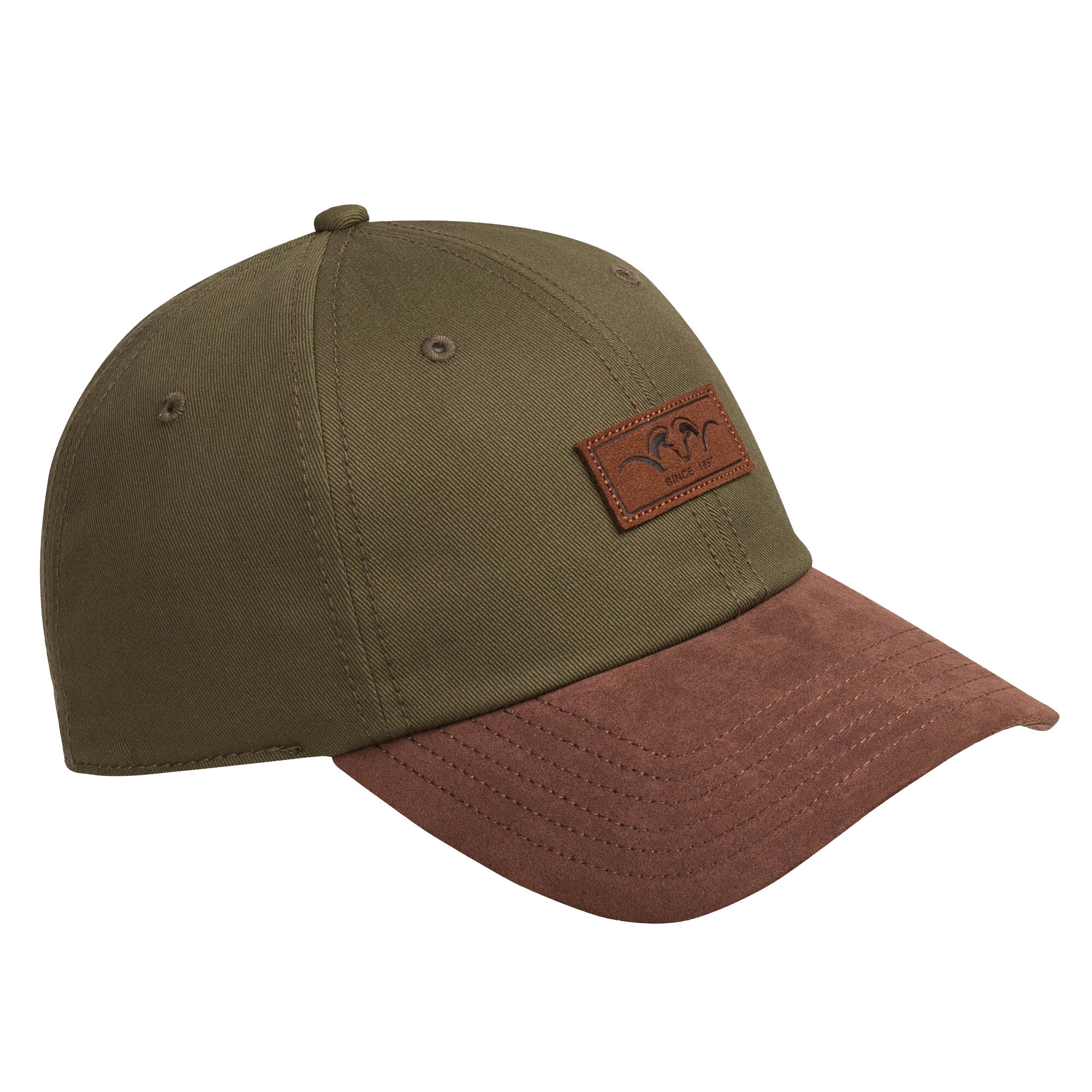 Blaser Argali Suede Badge Kappe (Dunkeloliv)