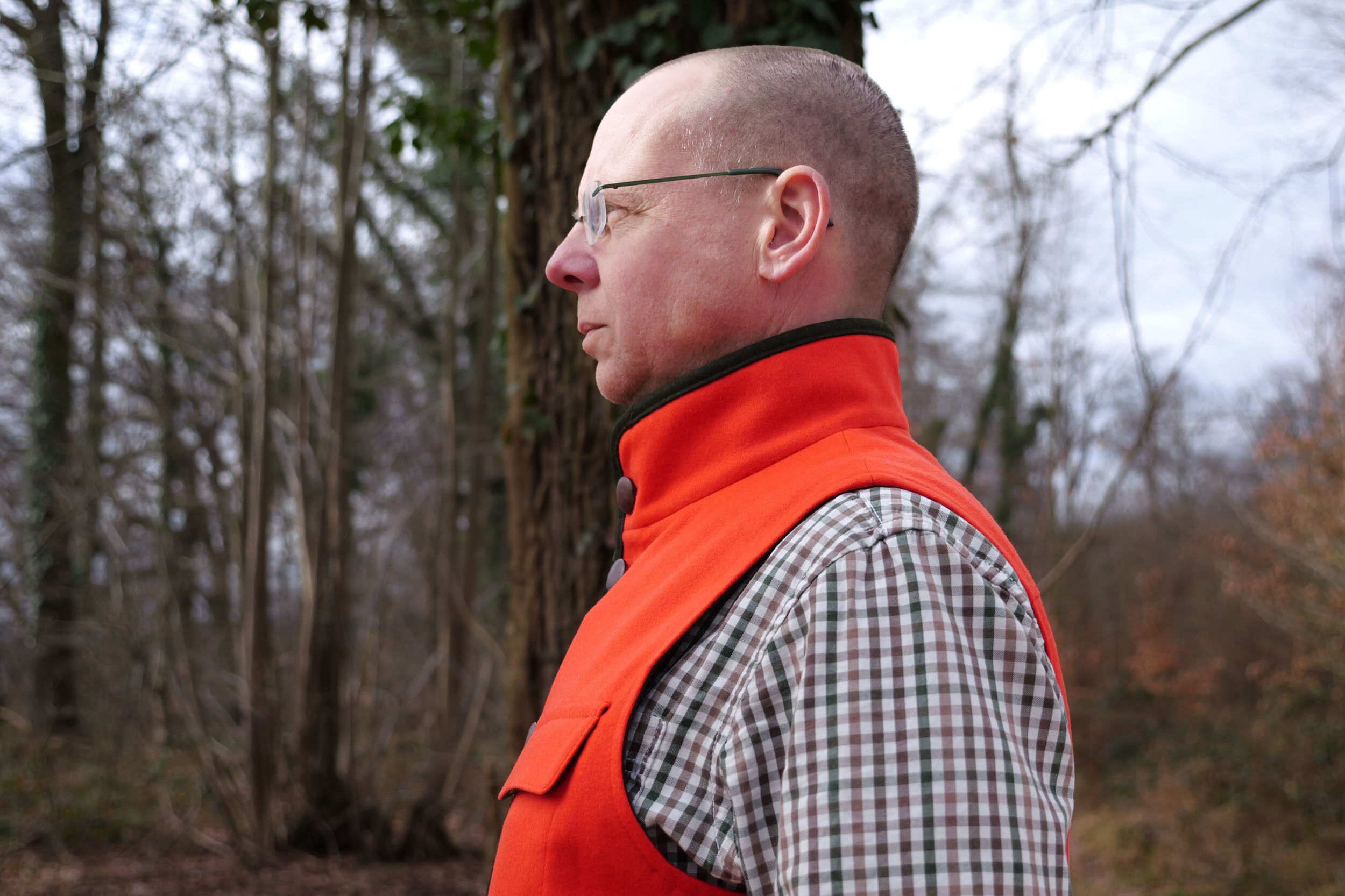 Jagdhund Lodenweste Lessach (orange) Jagdhund Lodenweste Lessach (orange)