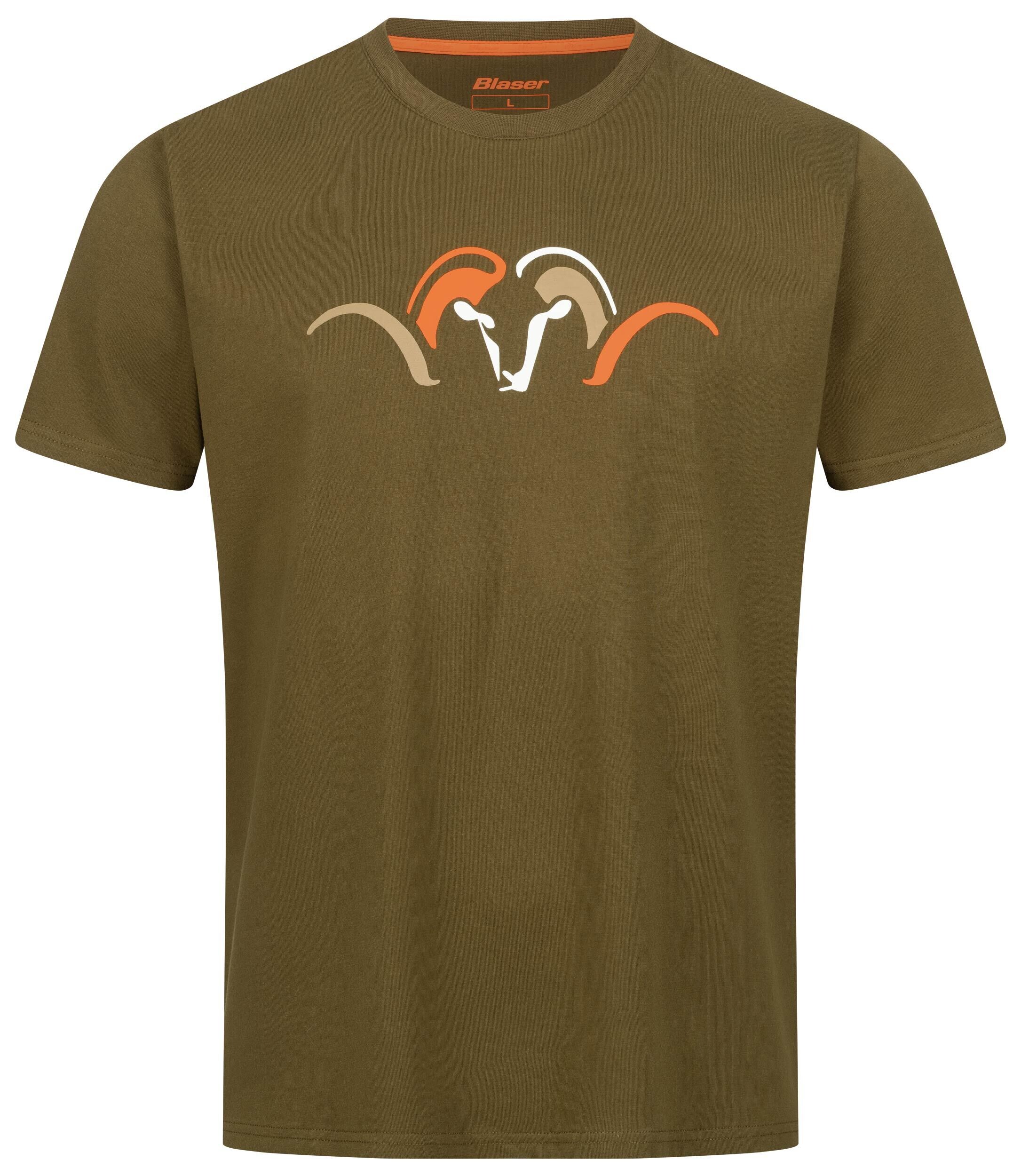 Blaser Argali Multi-Color T-Shirt 25 (Dunkeloliv)