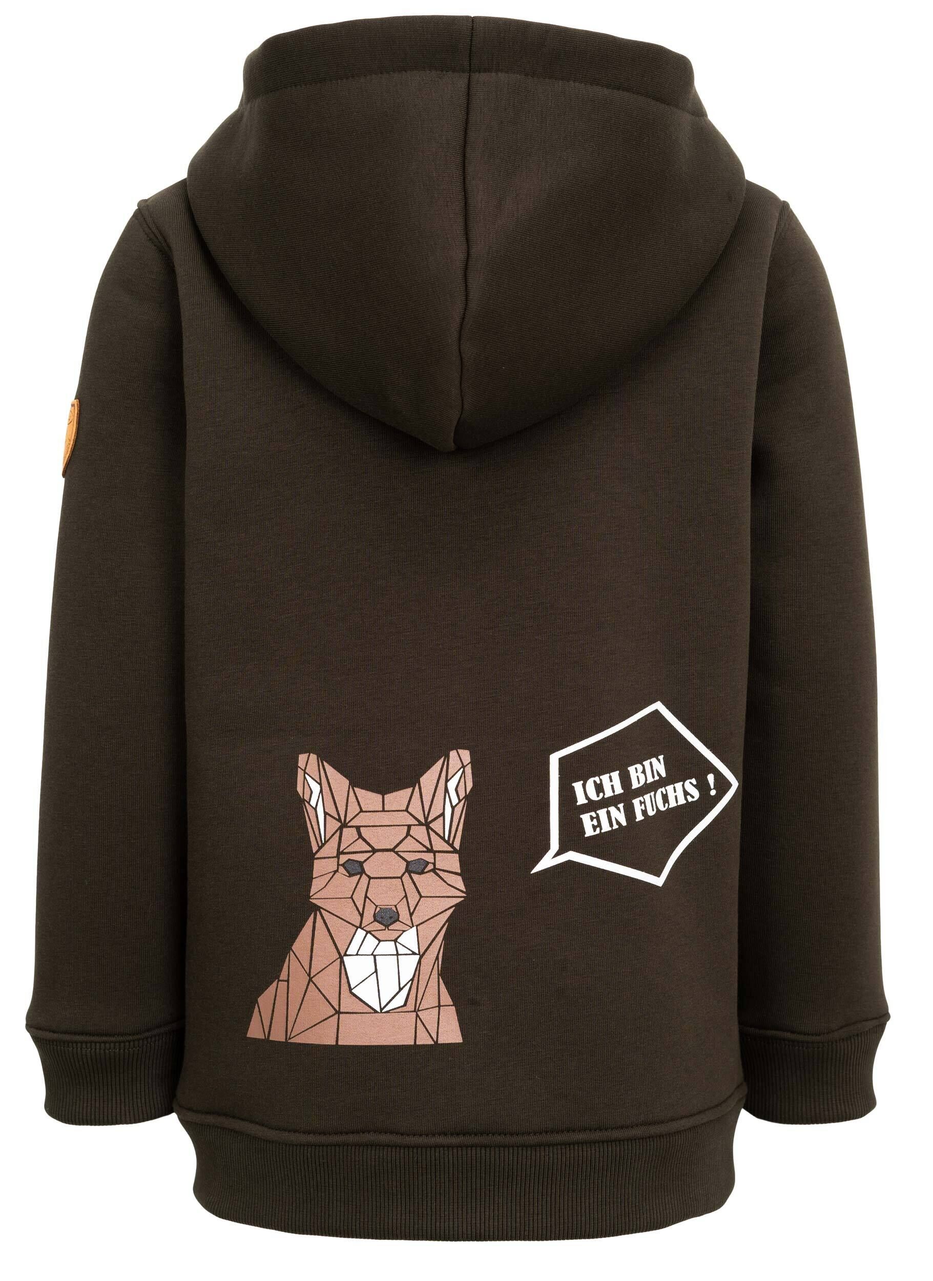 Hubertus Kinderhoodie Fuchs (oliv) Hubertus Kinderhoodie Fuchs (oliv)