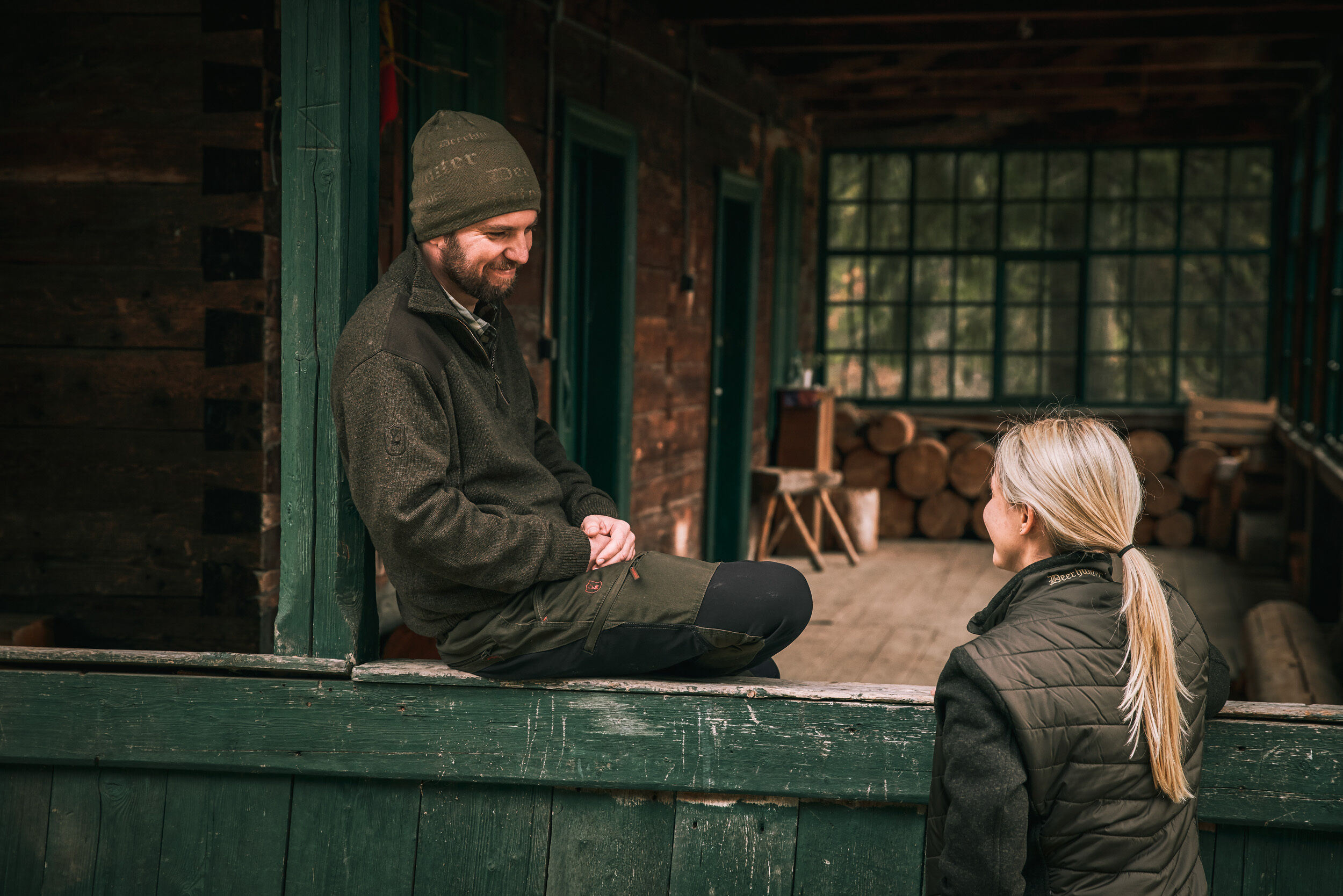 Deerhunter Embossed Logo Mütze (dkl. grün)