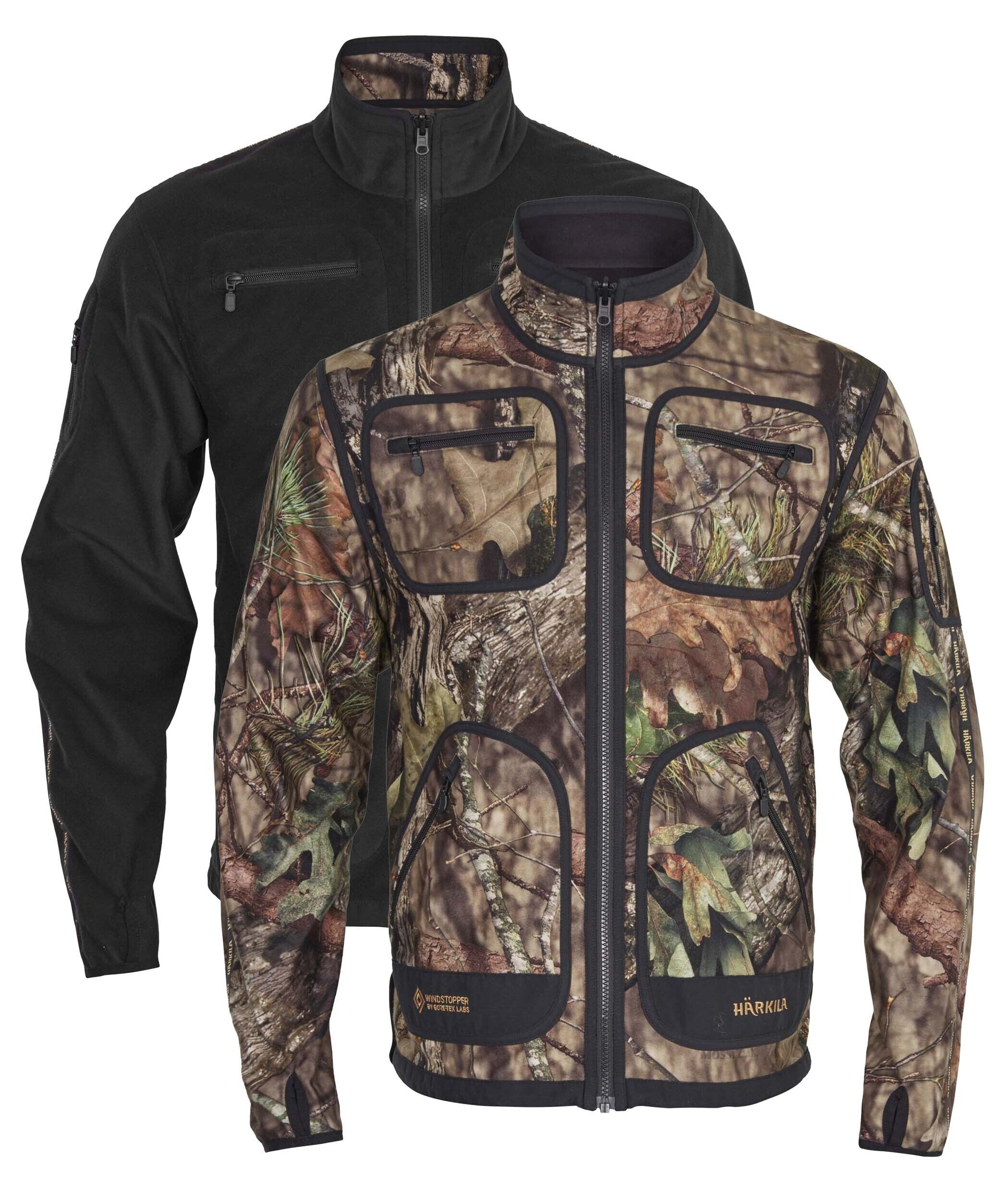 Härkila Mossy Kamko WSP Fleecejacke (MossyOak Break-up Country/Black) Härkila Mossy Kamko WSP Fleecejacke (MossyOak Break-up Country/Black)