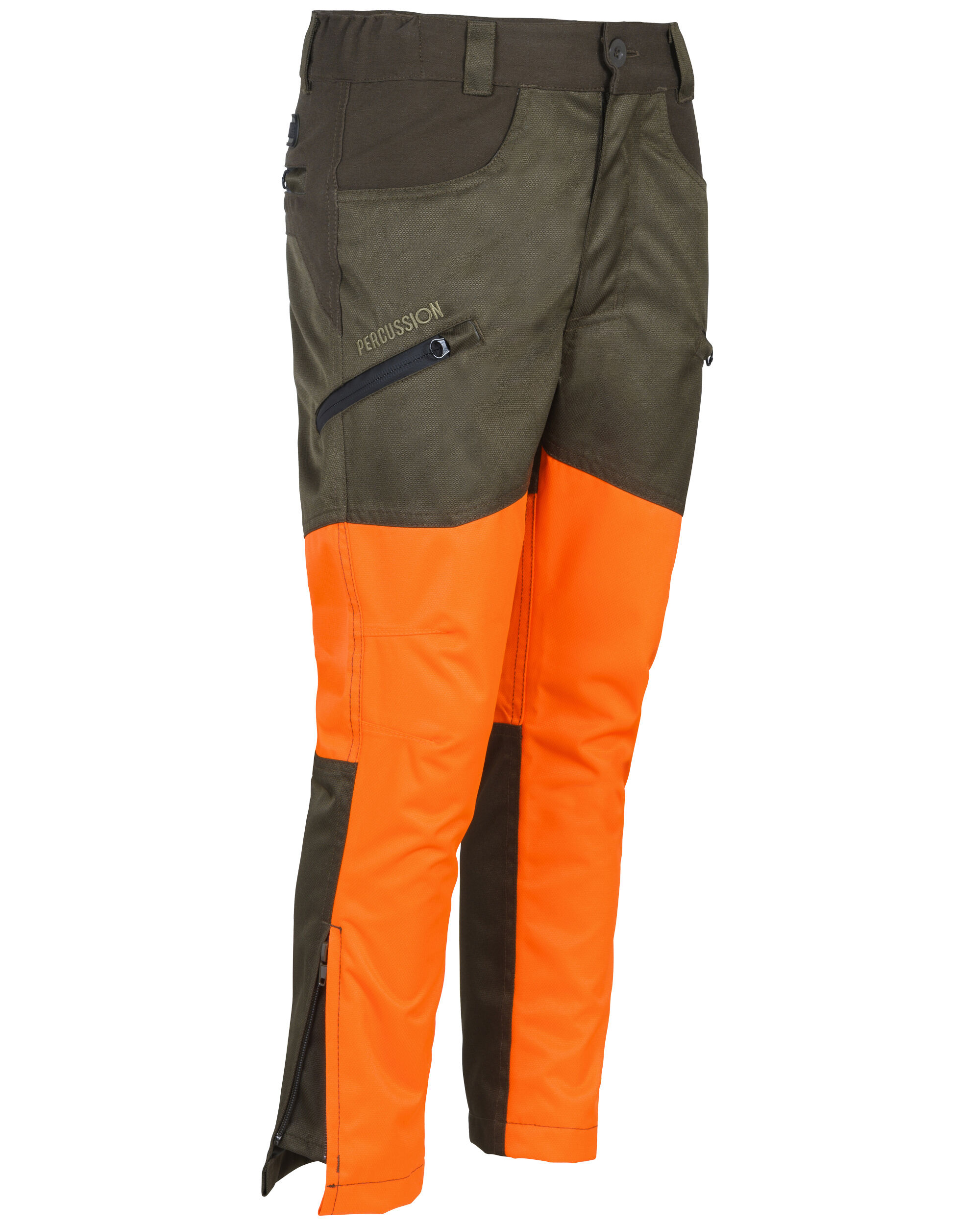 Percussion Kinderstiefelhose Track Force (khaki/orange)