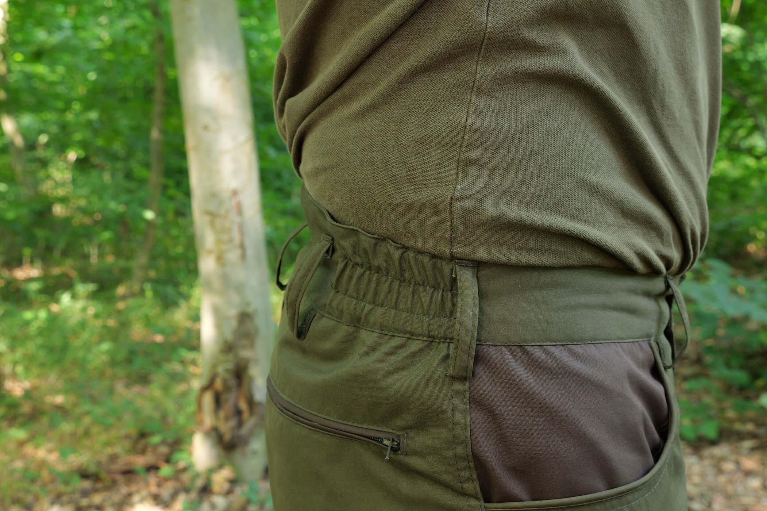 Hubertus Outdoorhose OS 50 Membran Blattschuss (oliv/braun)