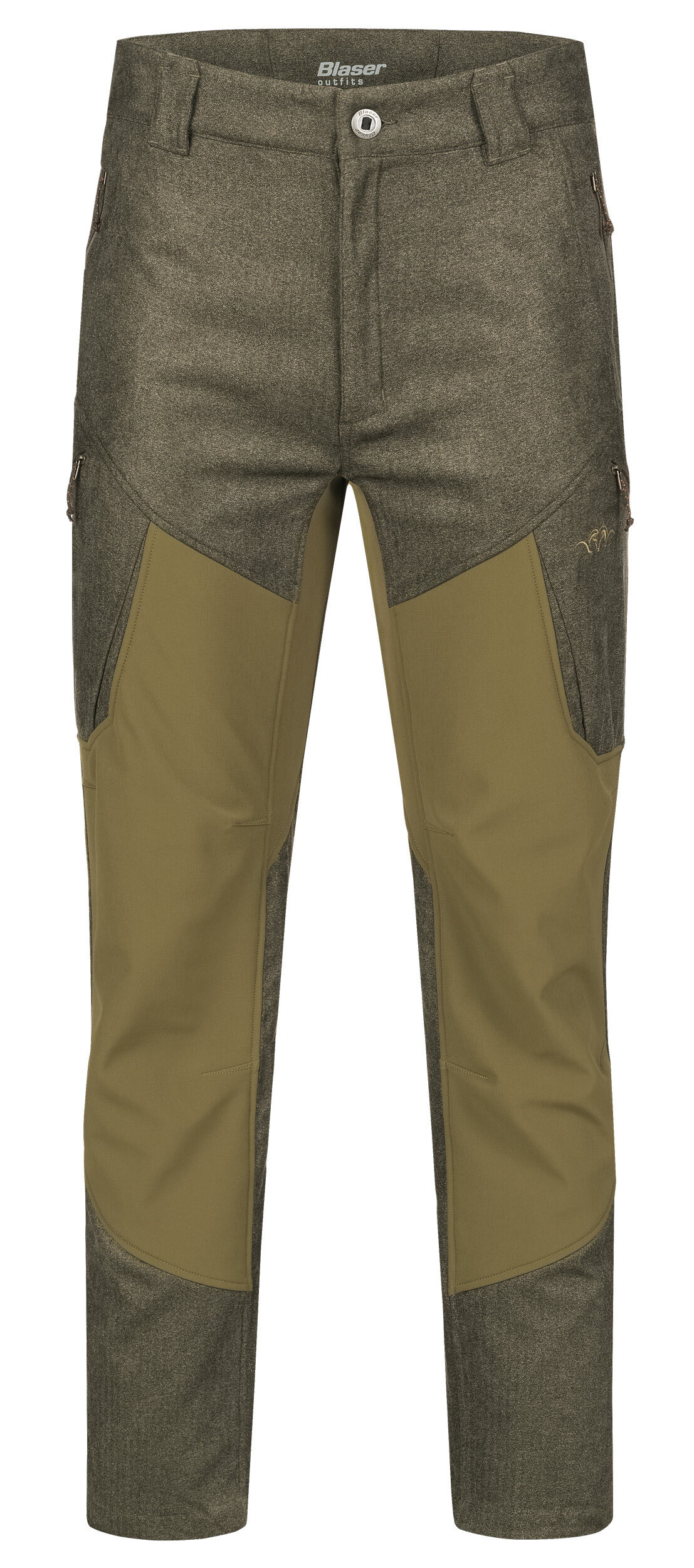 Blaser Vintage Whizz Softshellhose (olive mélange/schwarz) Blaser Vintage Whizz Softshellhose (olive mélange/schwarz)