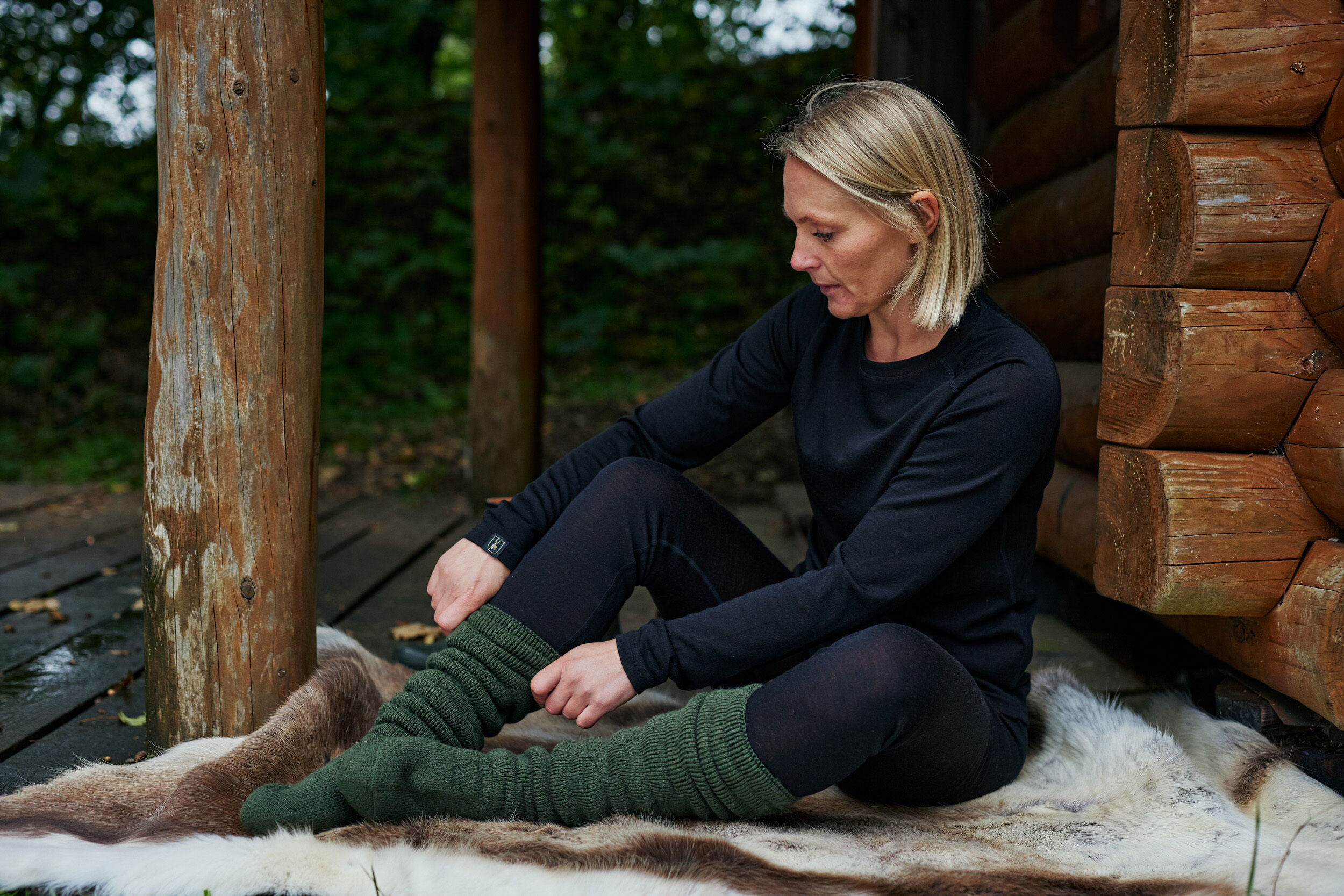 Deerhunter Rusky Thermo Socken (Forest night)