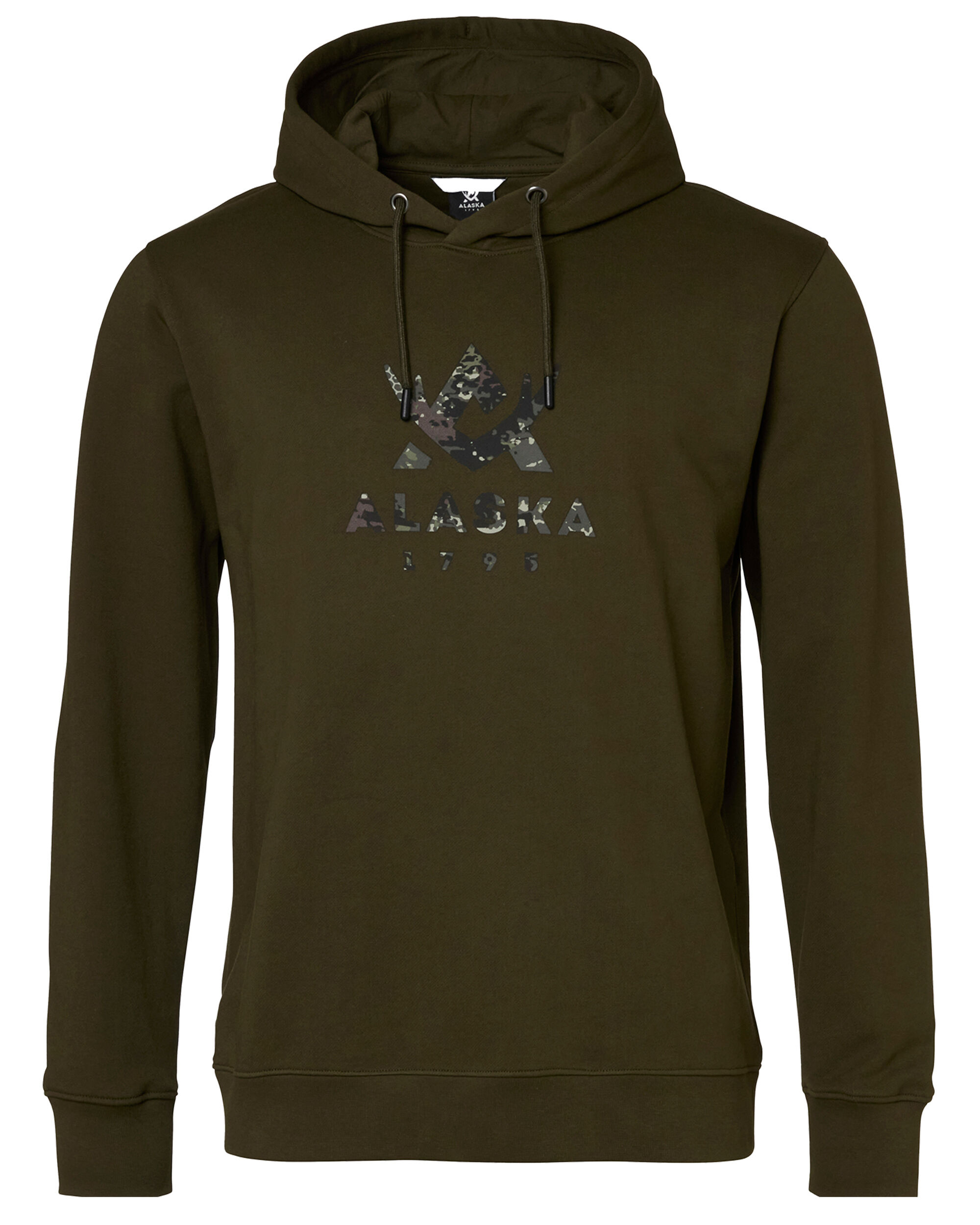 Alaska Camo Logo Ms Hoodie (Night Green)