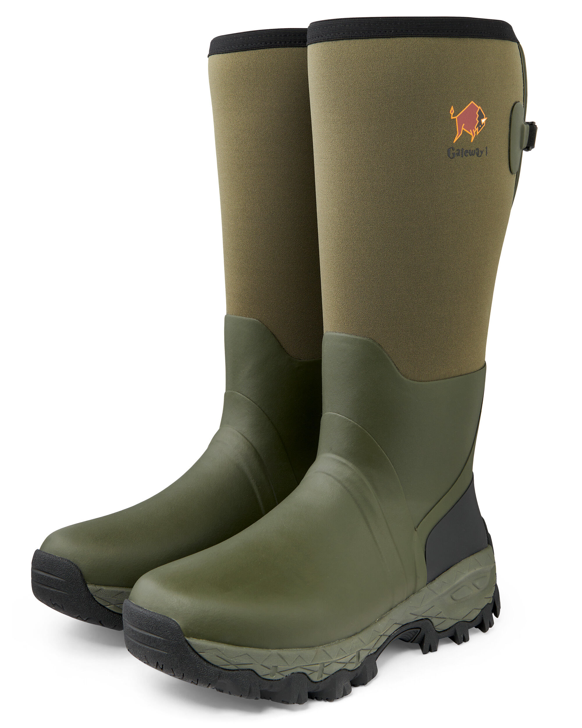 Gateway1 Woodwalker 18" 4mm Gummistiefel (Khaki)