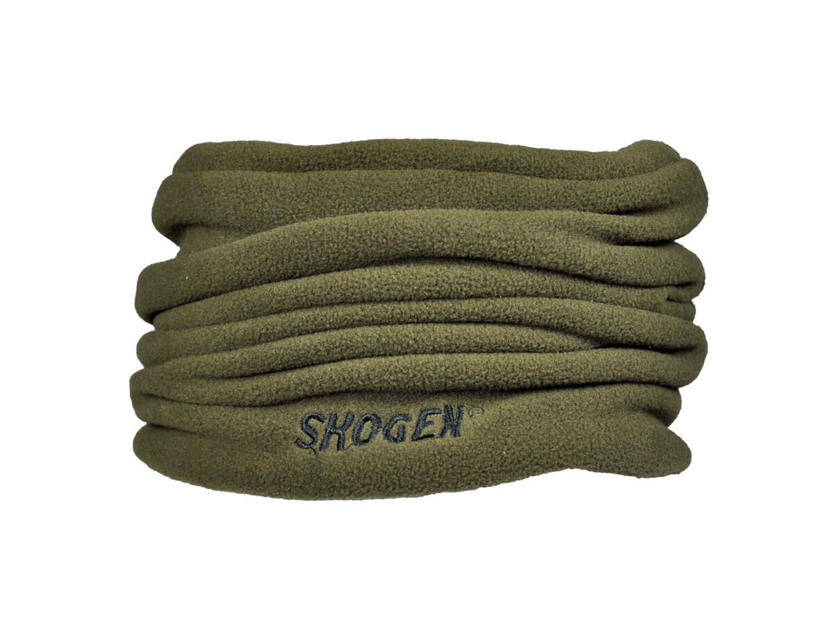Skogen Neckwarmer wendbar (grün-orange)