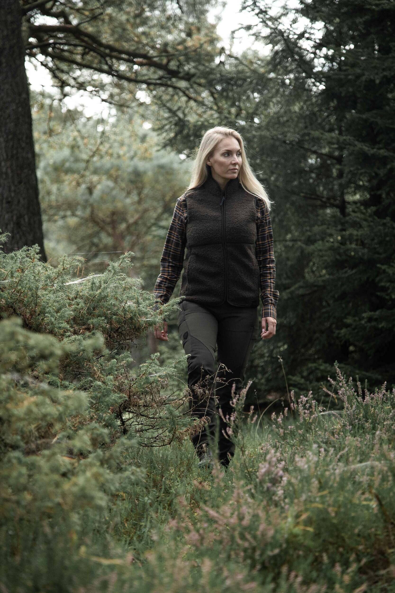 Northern Hunting Gunni Teddyfleeceweste Damen (dark green) Northern Hunting Gunni Teddyfleeceweste Damen (dark green)