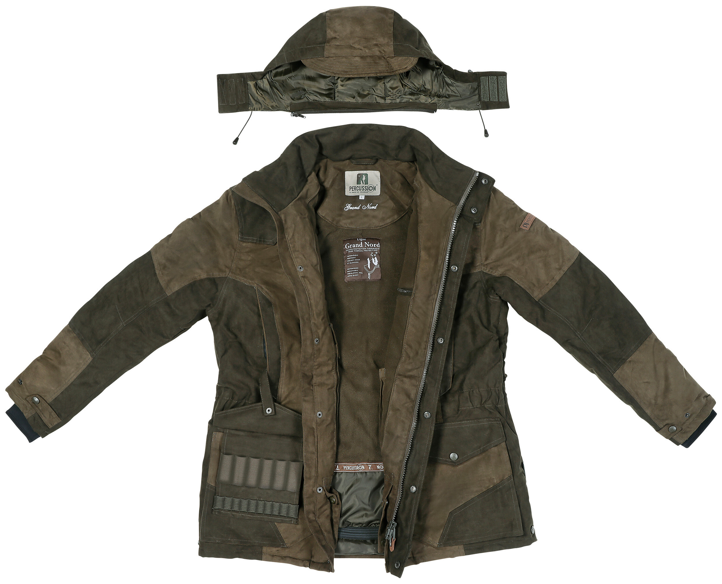 Percussion Grand Nord Jacke (Khaki) Percussion Grand Nord Jacke (Khaki)