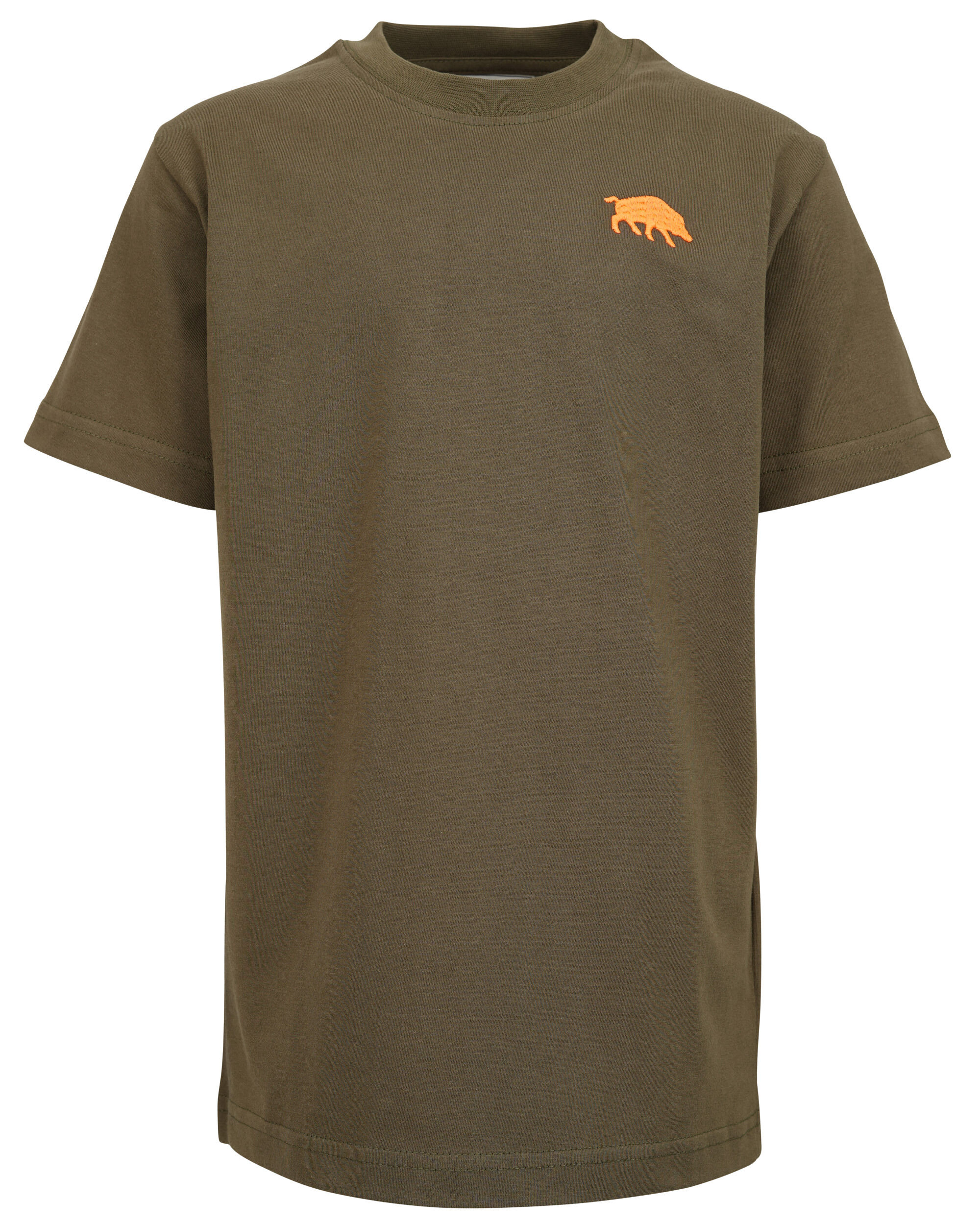 Hubertus Kinder-T-Shirt Wildschwein Neon (schilf)