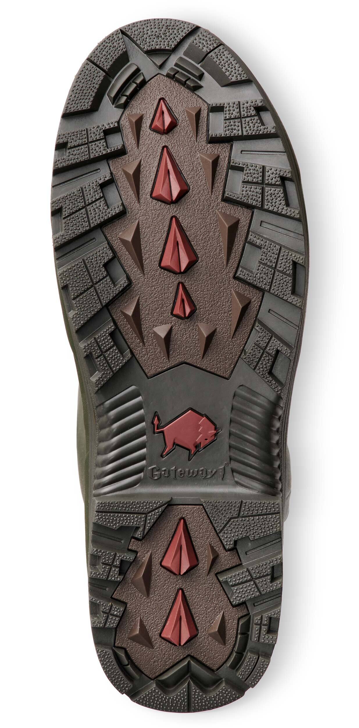 Gateway1 Gummistiefel Pheasant Game 18" 5mm side-zip (dark olive)