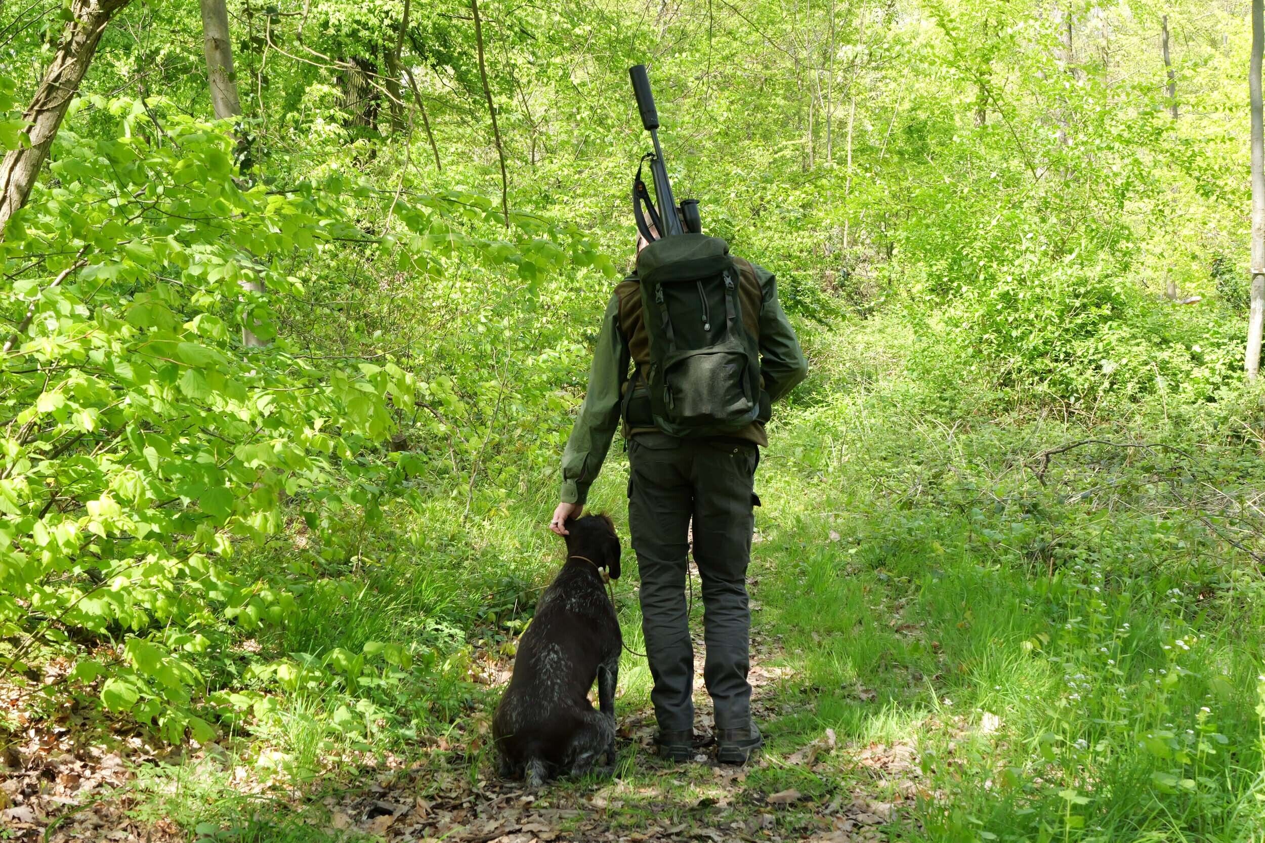Jagdhund Staufen Lodenrucksack
