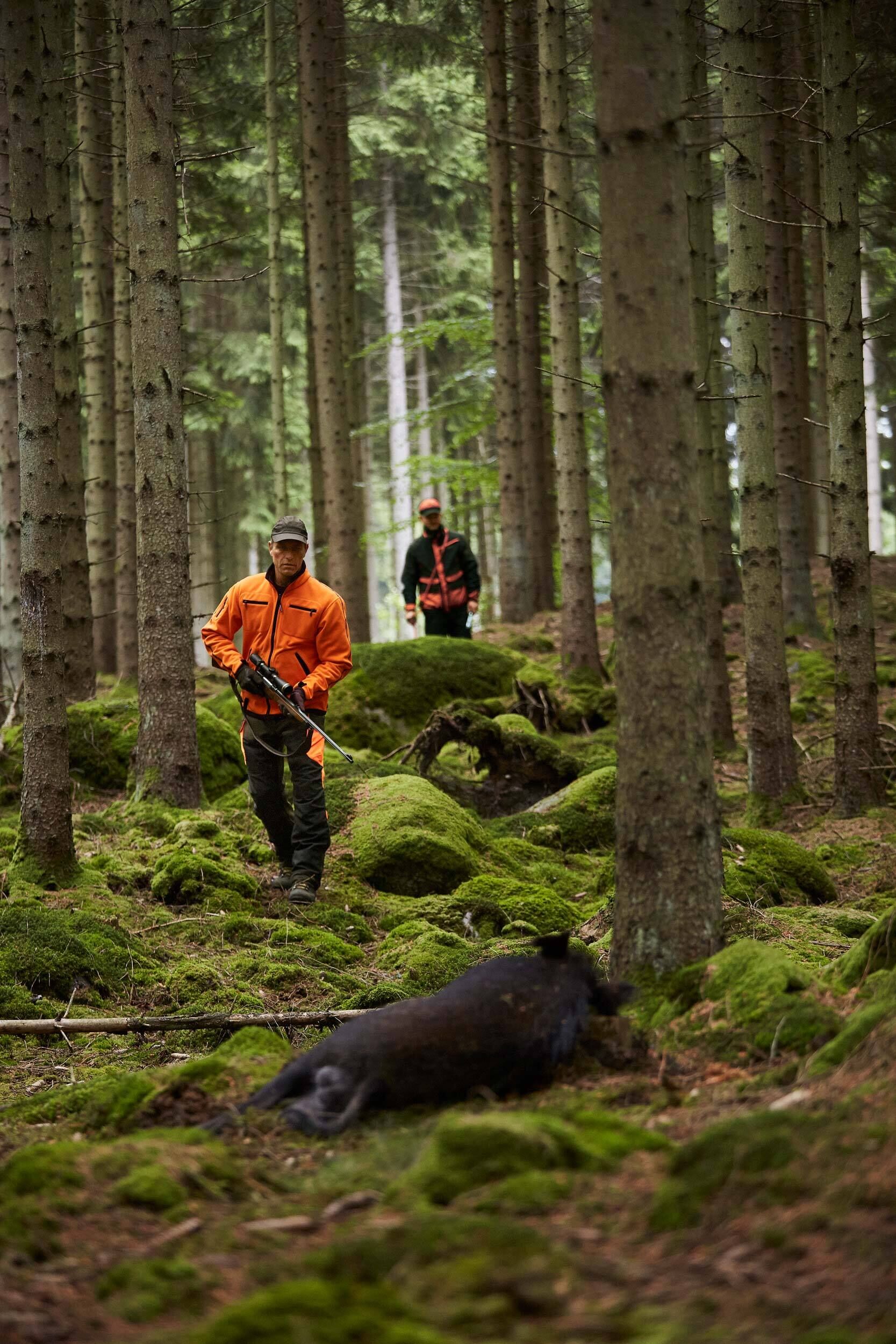 Härkila Kamko Wende-Fleecejacke (Hunting Green/Orange Blaze) Härkila Kamko Wende-Fleecejacke (Hunting Green/Orange Blaze)