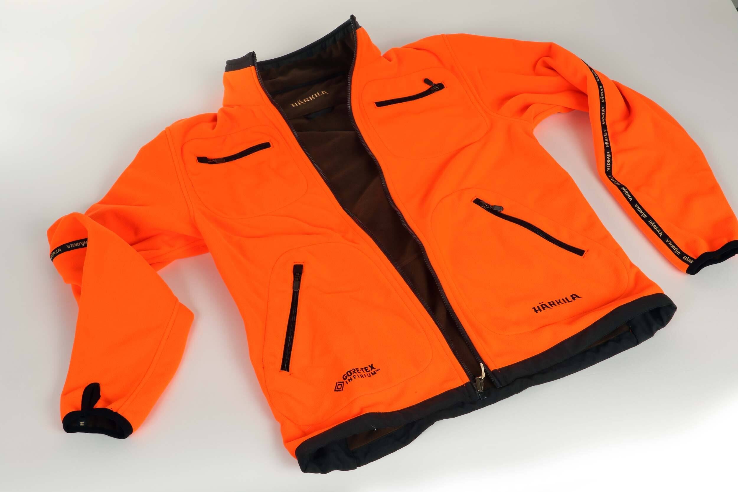 Härkila Kamko Wende-Fleecejacke (Hunting Green/Orange Blaze)