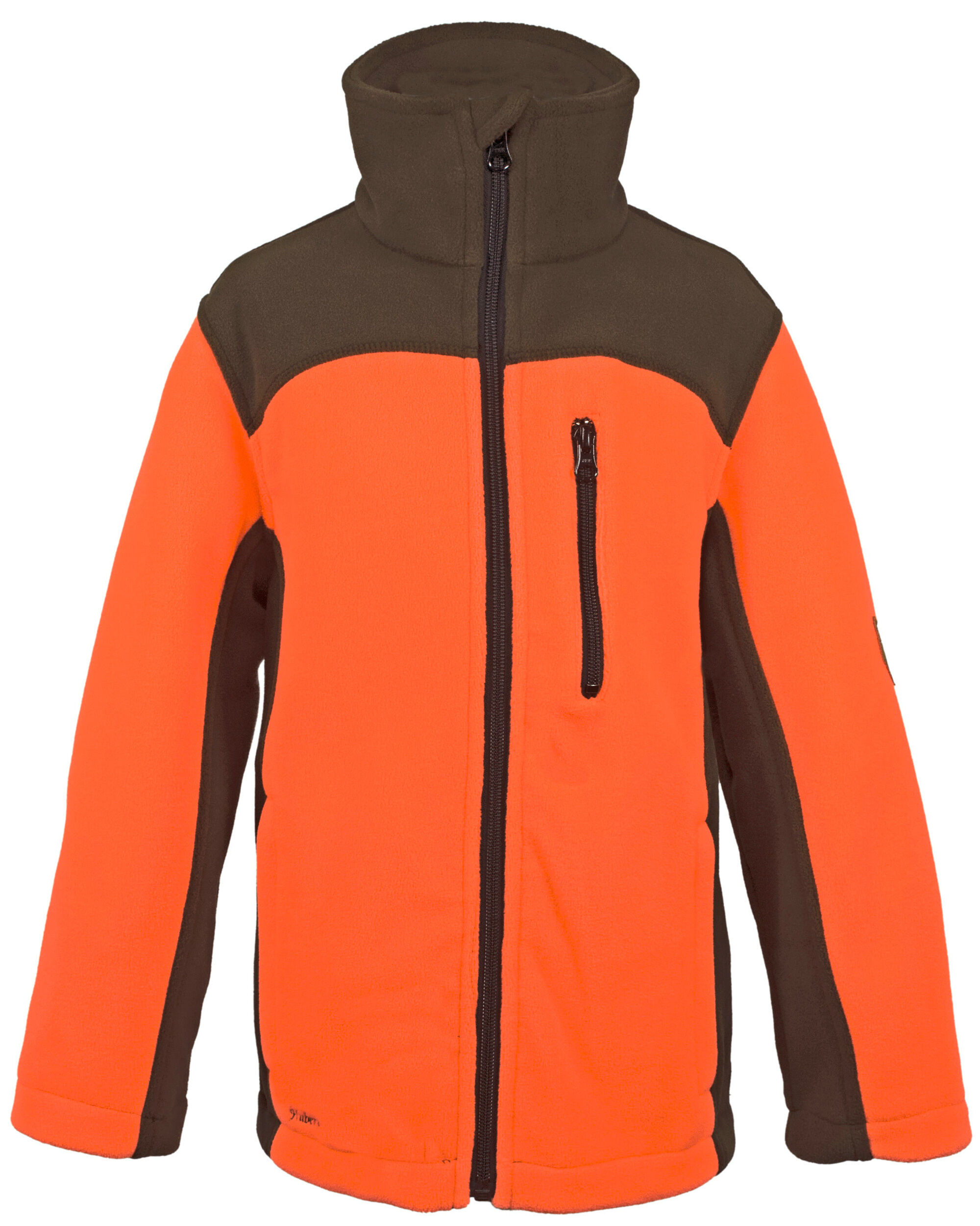 Hubertus Kinder-Signalfleecejacke Eifel (orange)