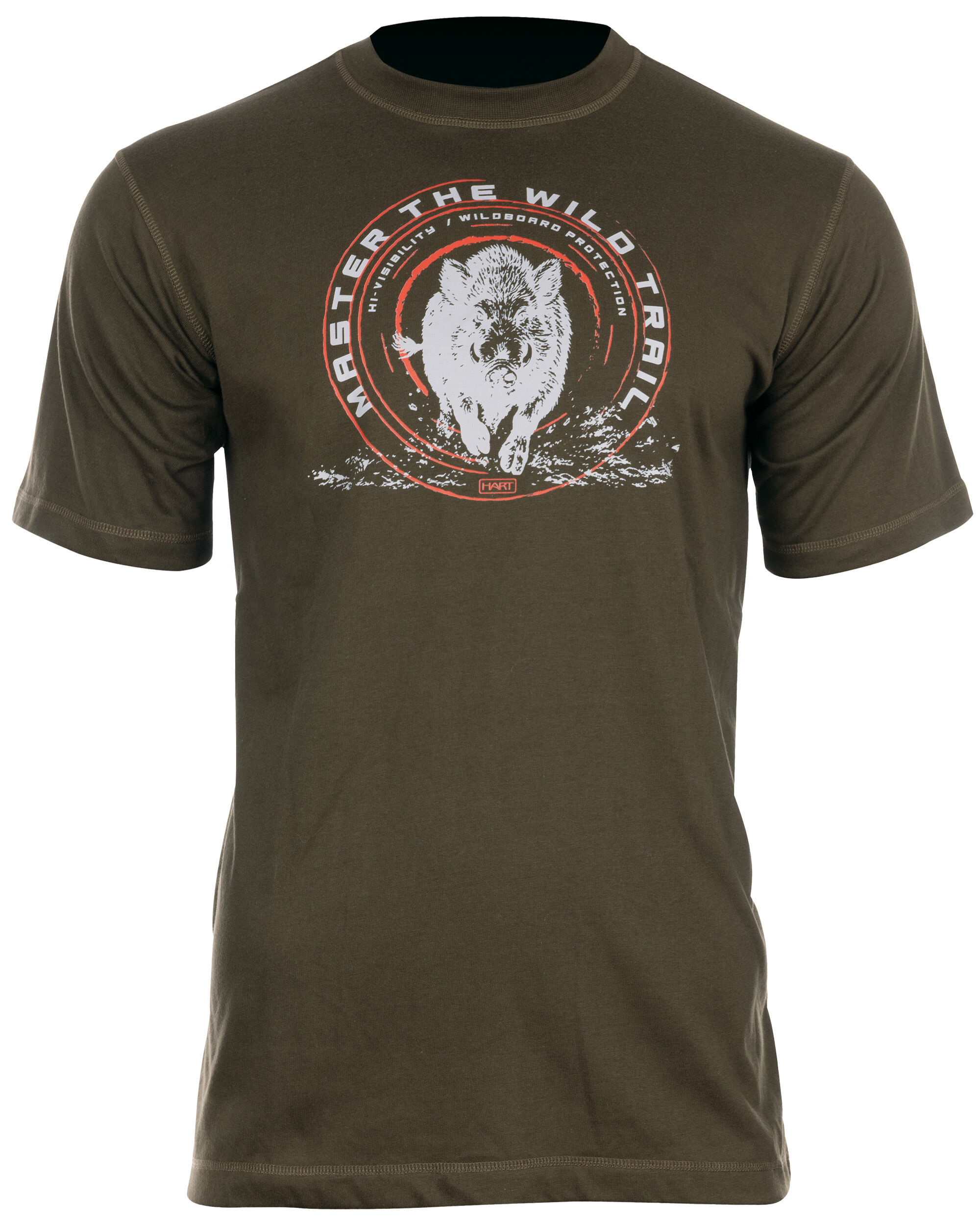 Hart T-Shirt Ground Wildschwein (Grün)