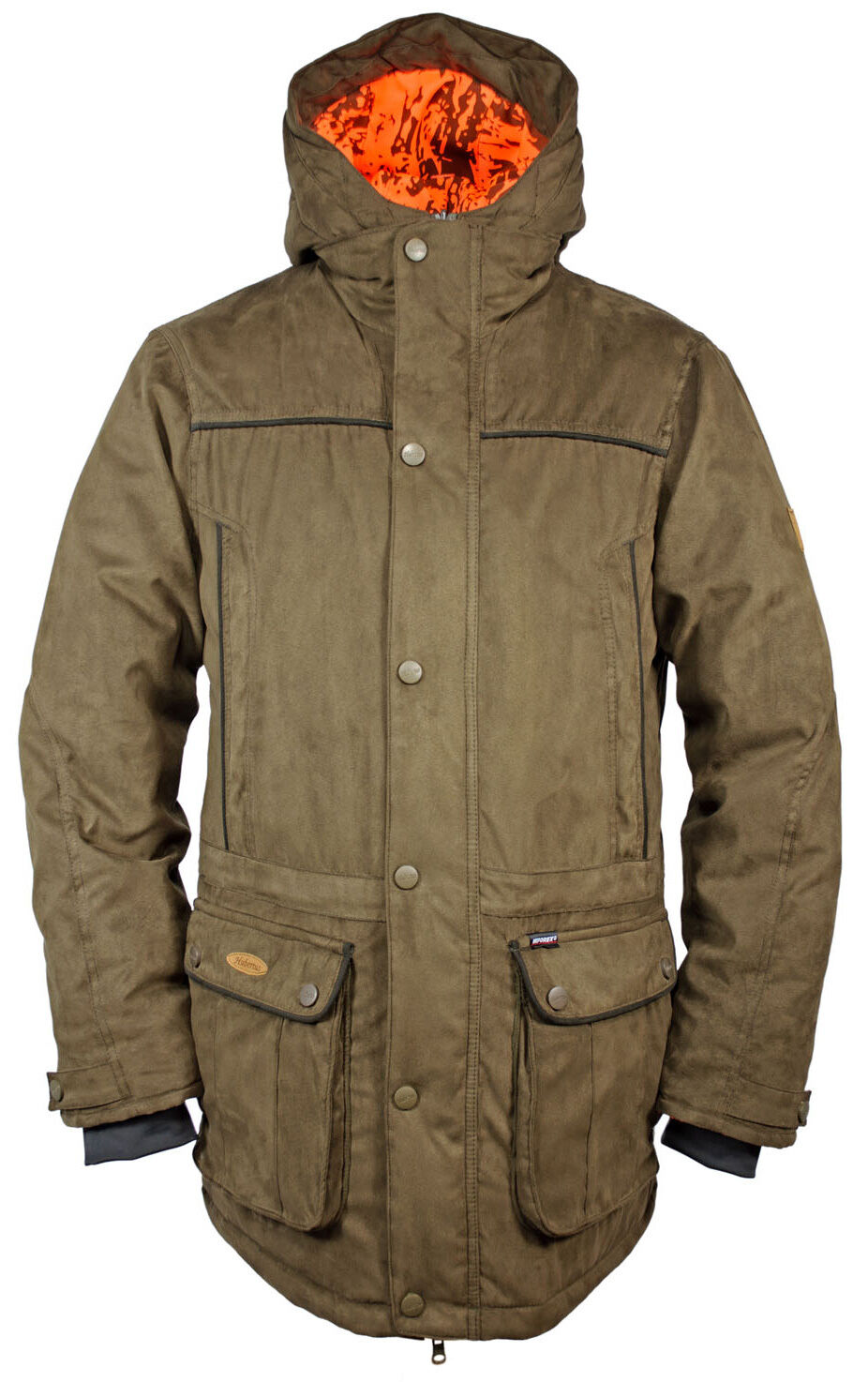 Hubertus Micro Camo Wendejacke Janus (oliv/orange)