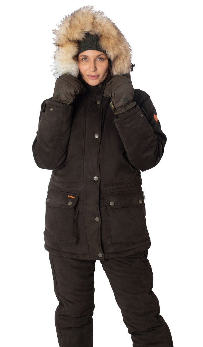 Hubertus Ladies Fashion Winterjacke Iceland (oliv/braun) Hubertus Ladies Fashion Winterjacke Iceland (oliv/braun)