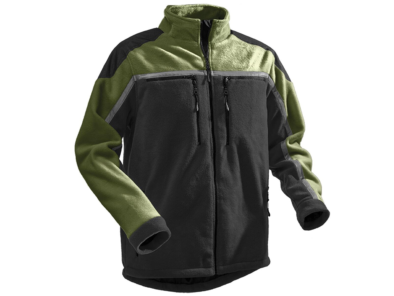 Pfanner Jobby Colour Fleecejacke schwarz-grün