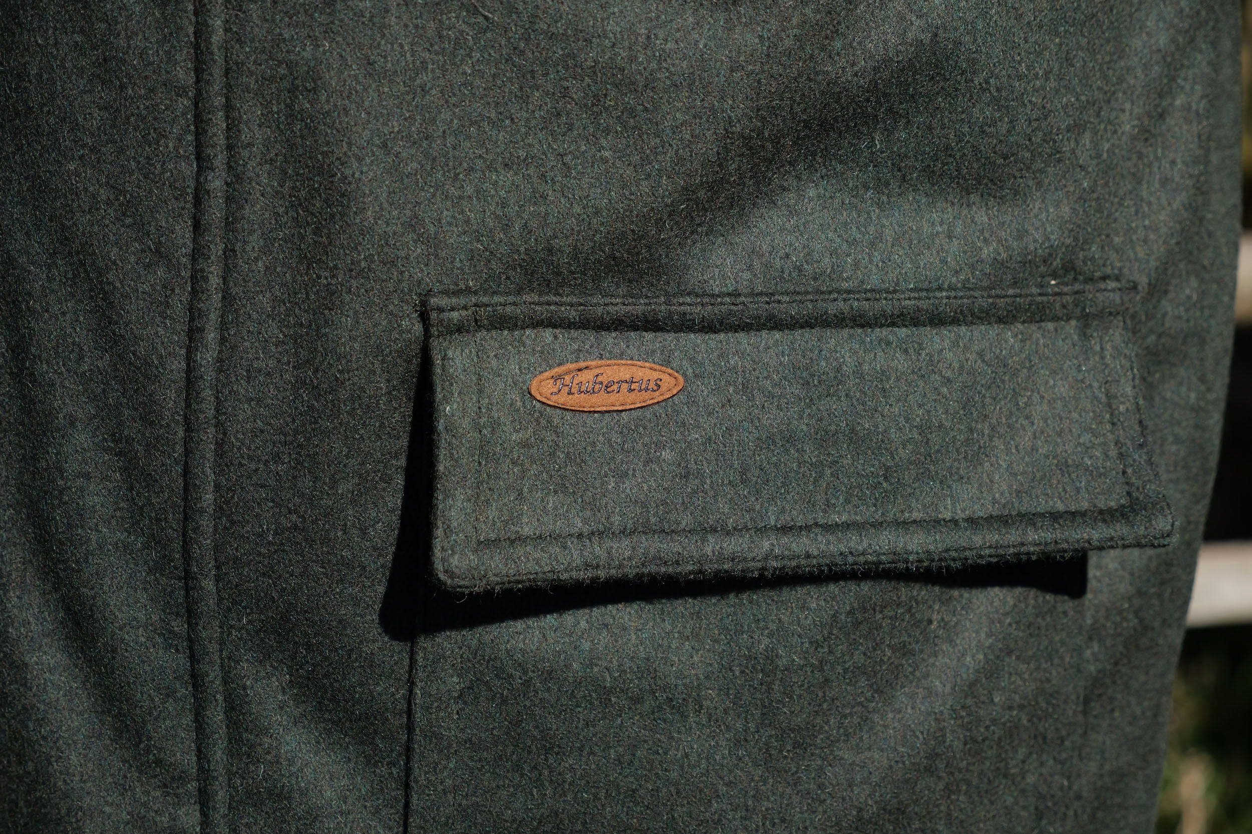 Hubertus Loden-Ansitzmantel Forest (oliv)